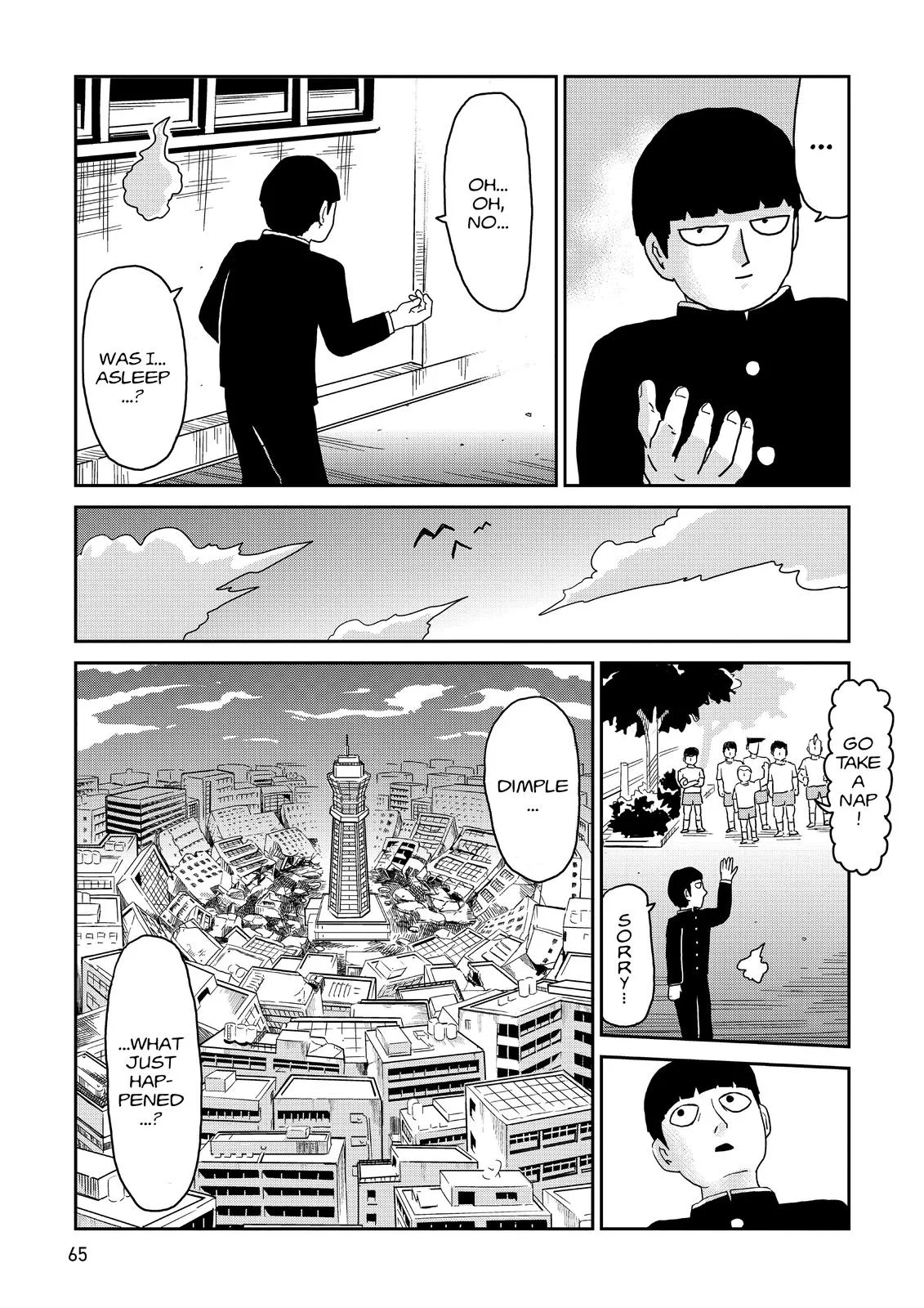 Mob Psycho 100, chapter 85, page 35