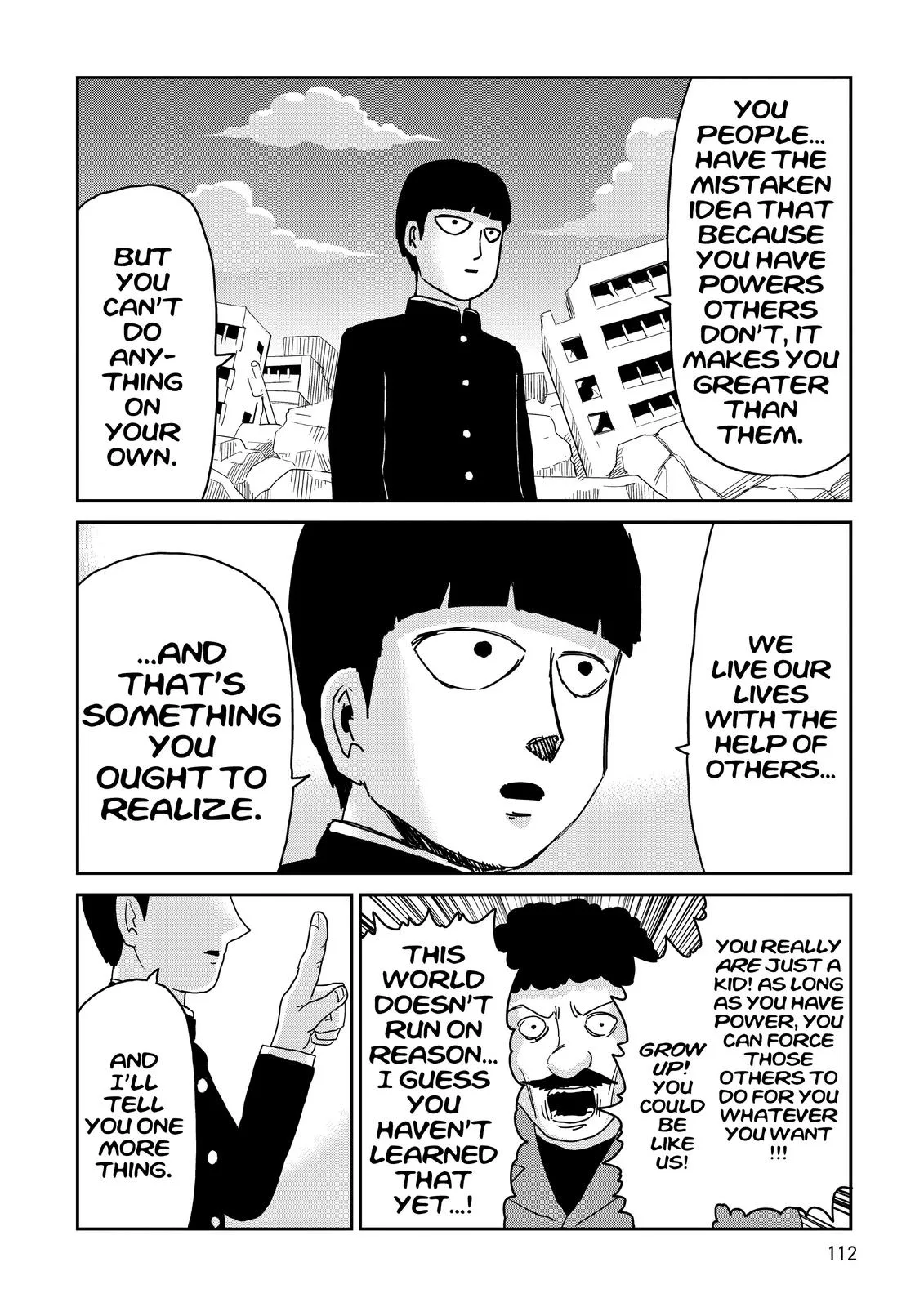 Mob Psycho 100, chapter 87, page 20
