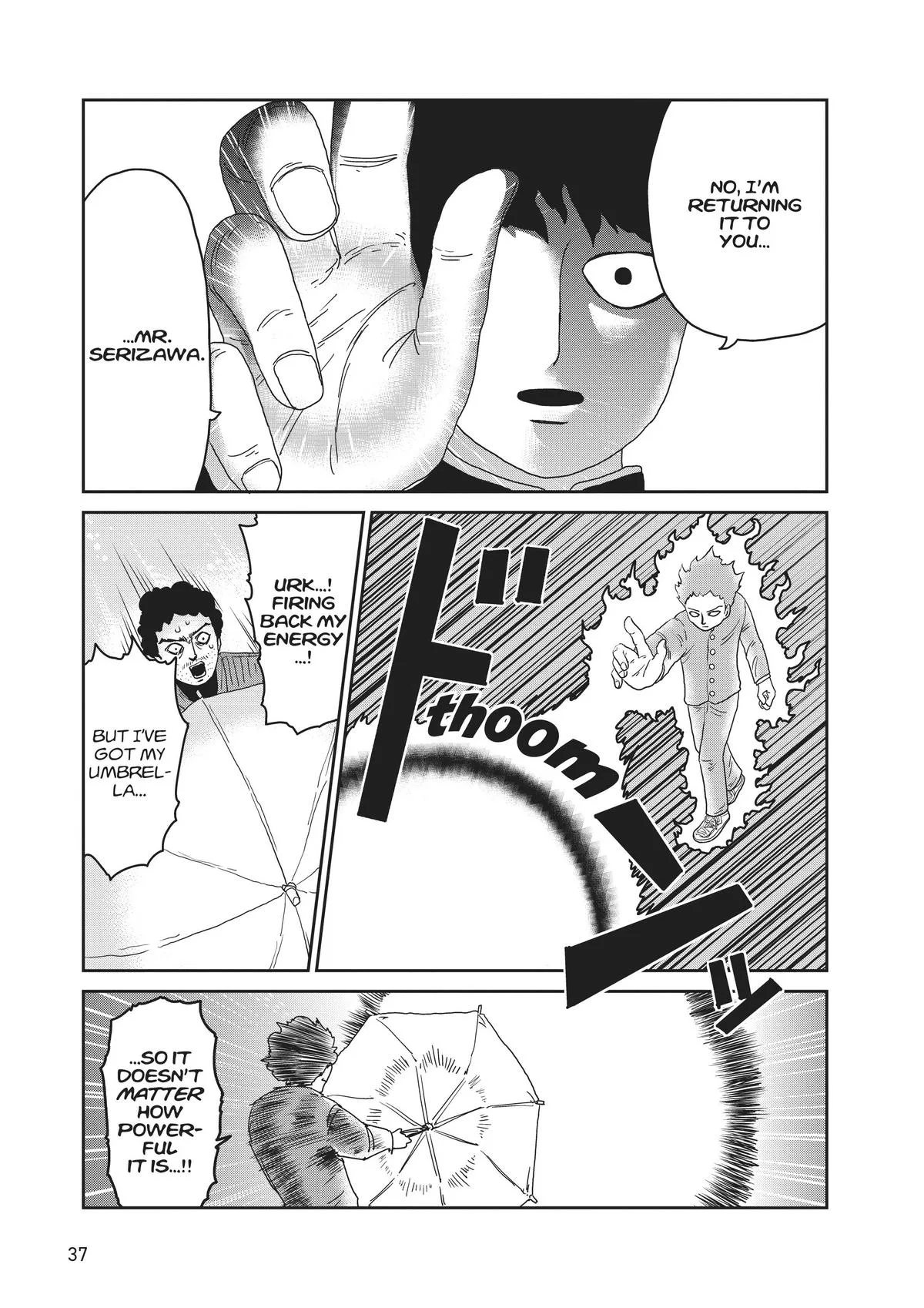 Mob Psycho 100, chapter 89, page 38