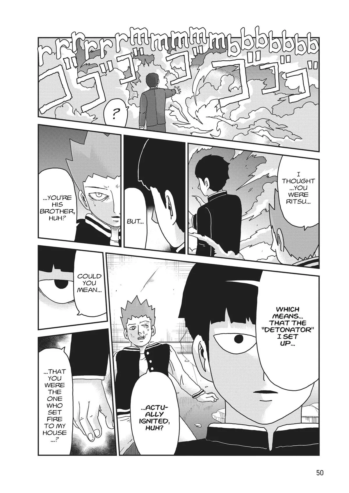 Mob Psycho 100, chapter 89, page 51