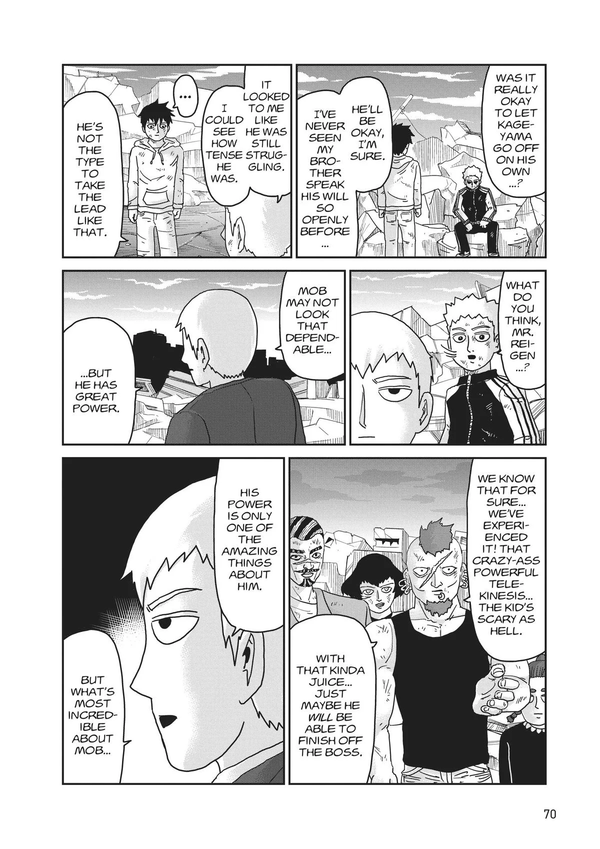 Mob Psycho 100, chapter 90, page 14