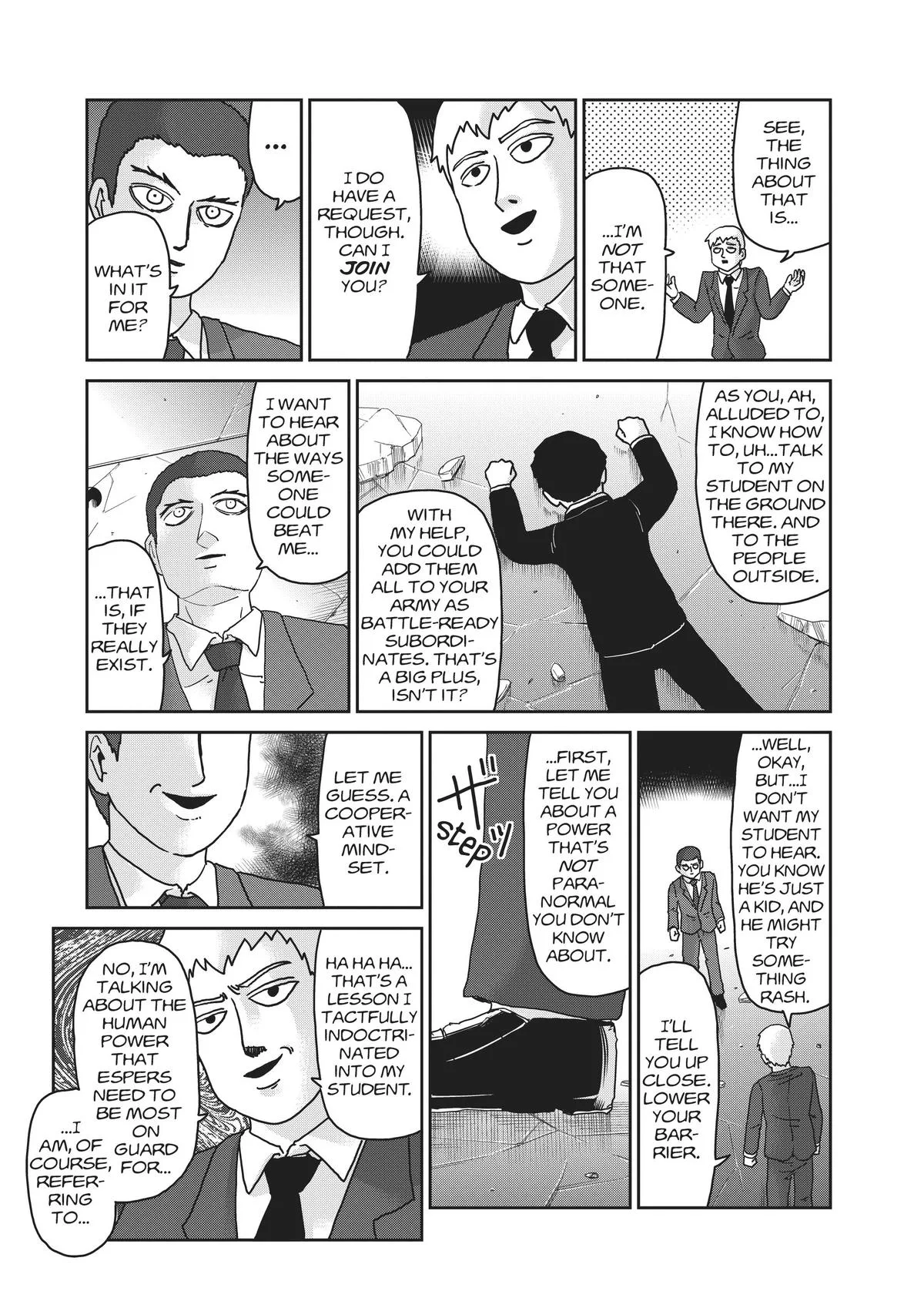 Mob Psycho 100, chapter 90, page 33