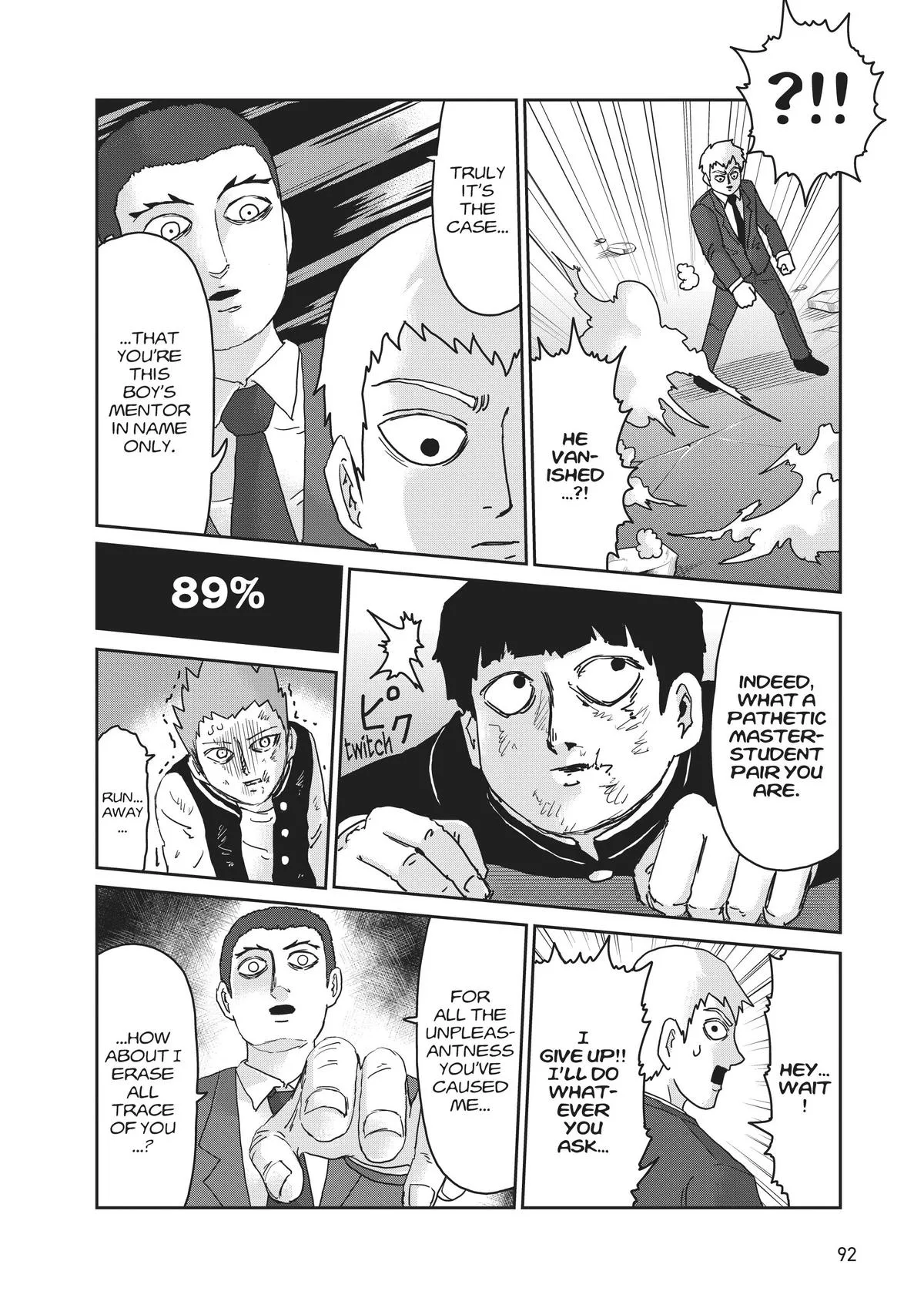 Mob Psycho 100, chapter 90, page 35