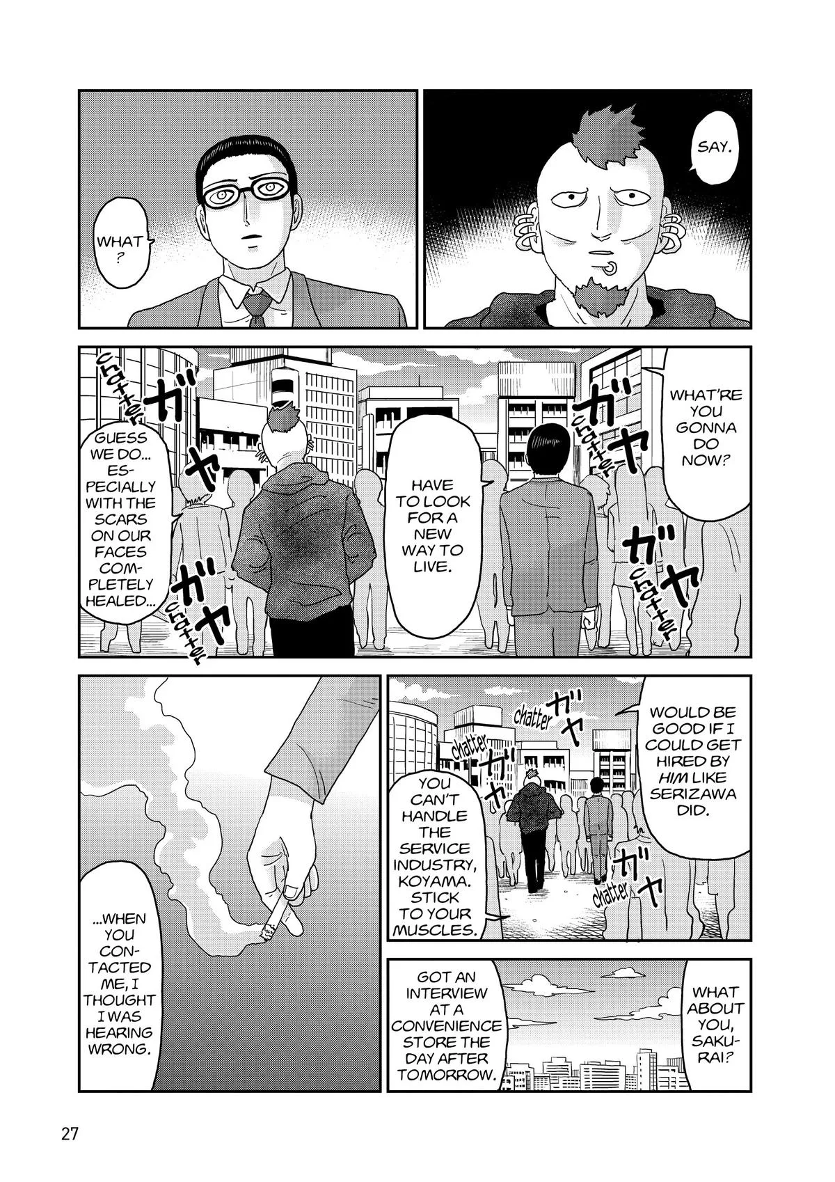 Mob Psycho 100, chapter 91, page 27