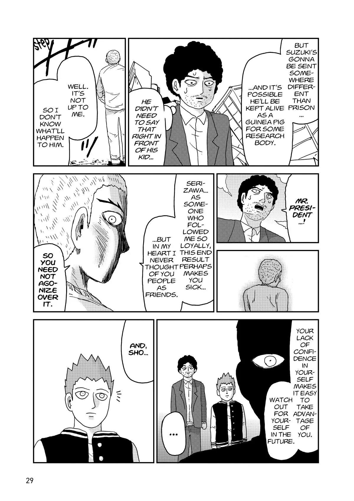 Mob Psycho 100, chapter 91, page 29