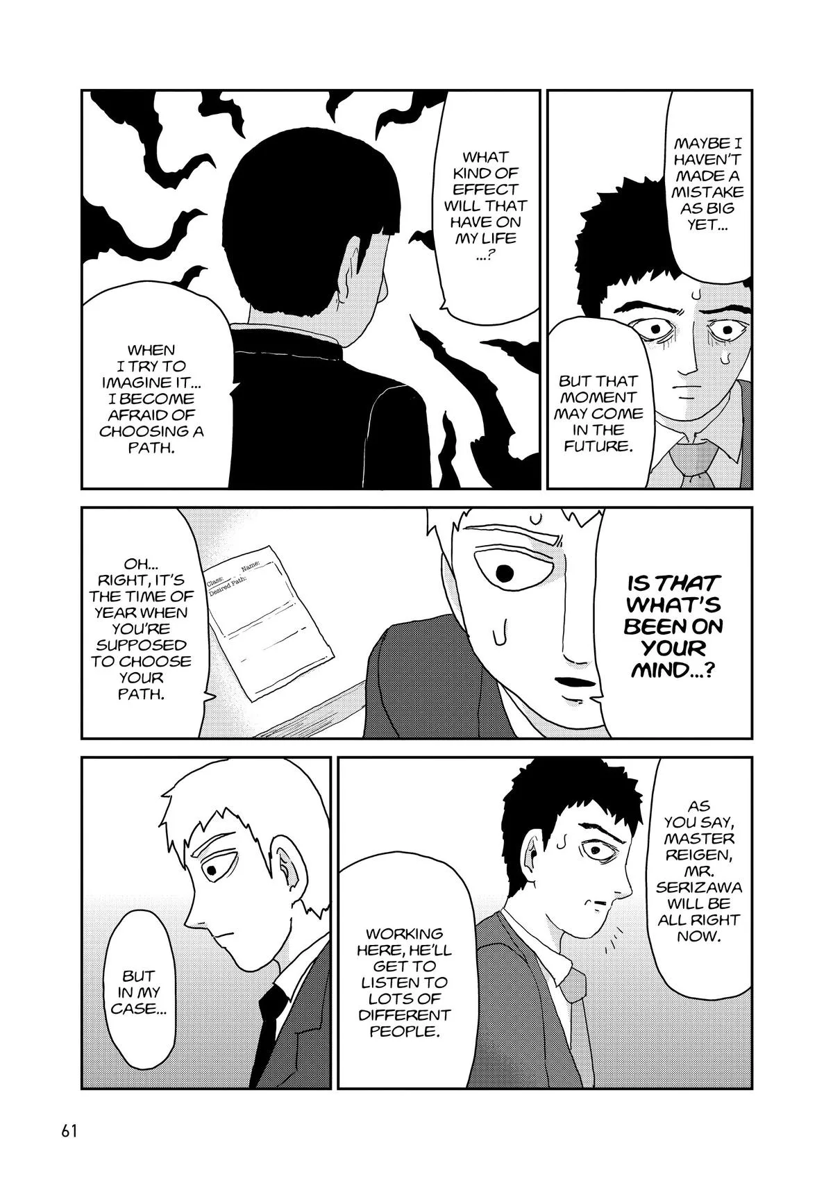 Mob Psycho 100, chapter 92, page 25