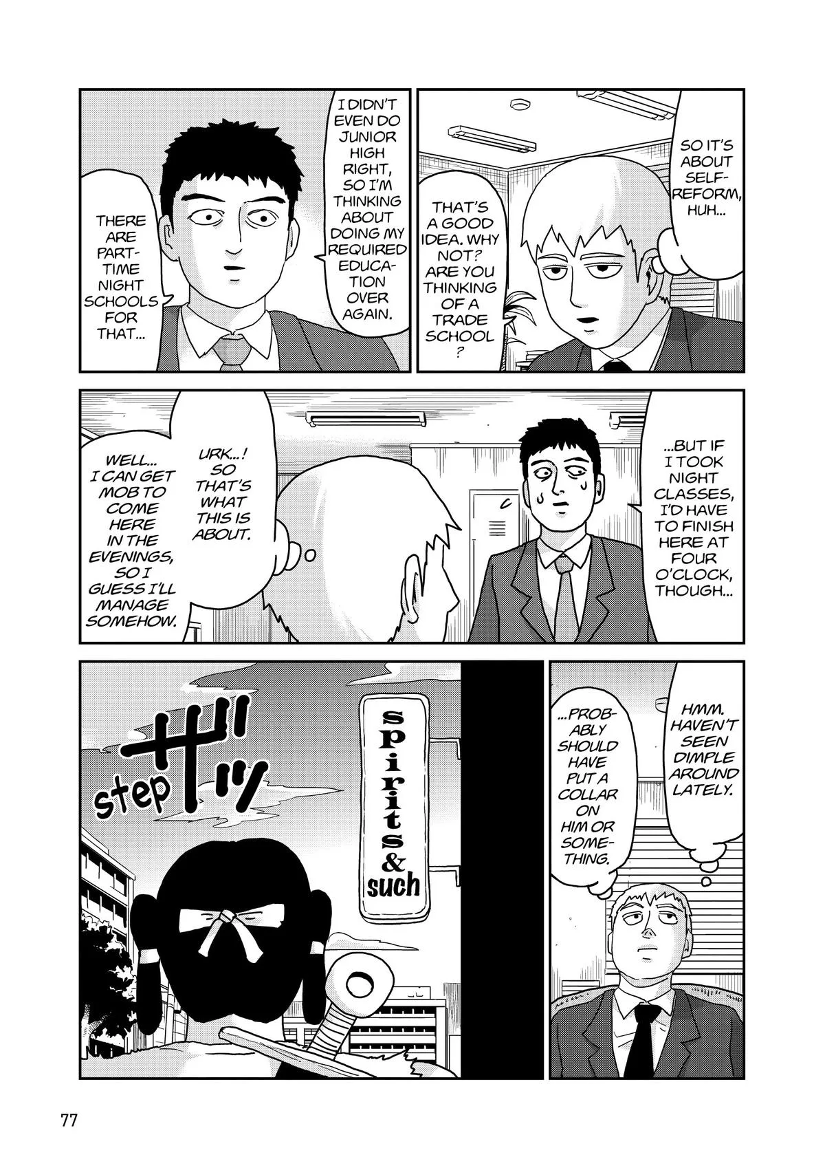 Mob Psycho 100, chapter 93, page 9