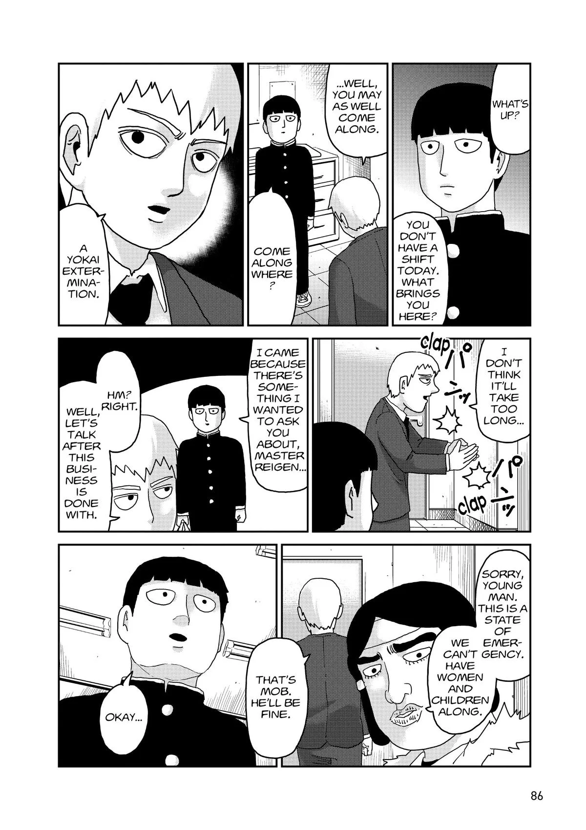 Mob Psycho 100, chapter 93, page 18