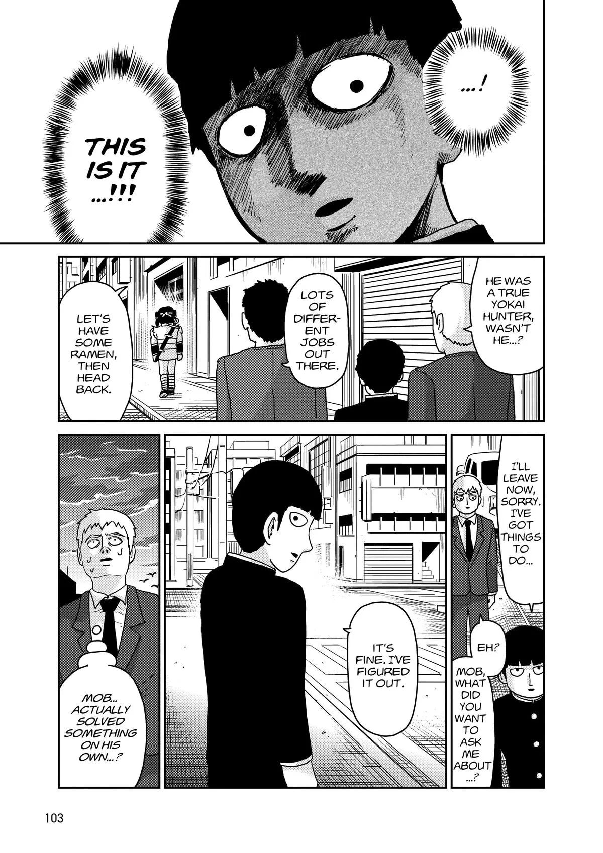 Mob Psycho 100, chapter 93, page 35
