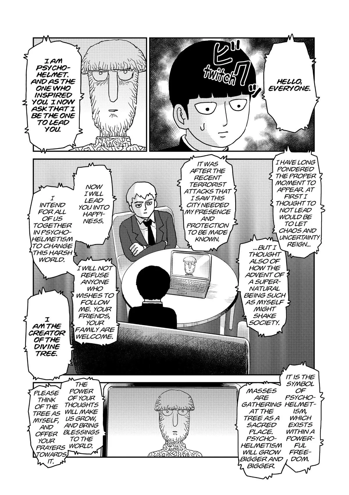 Mob Psycho 100, chapter 95, page 27