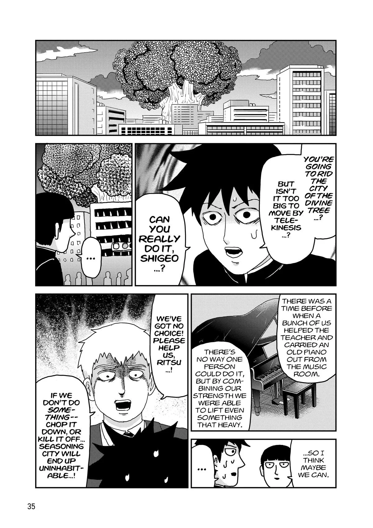 Mob Psycho 100, chapter 96, page 36