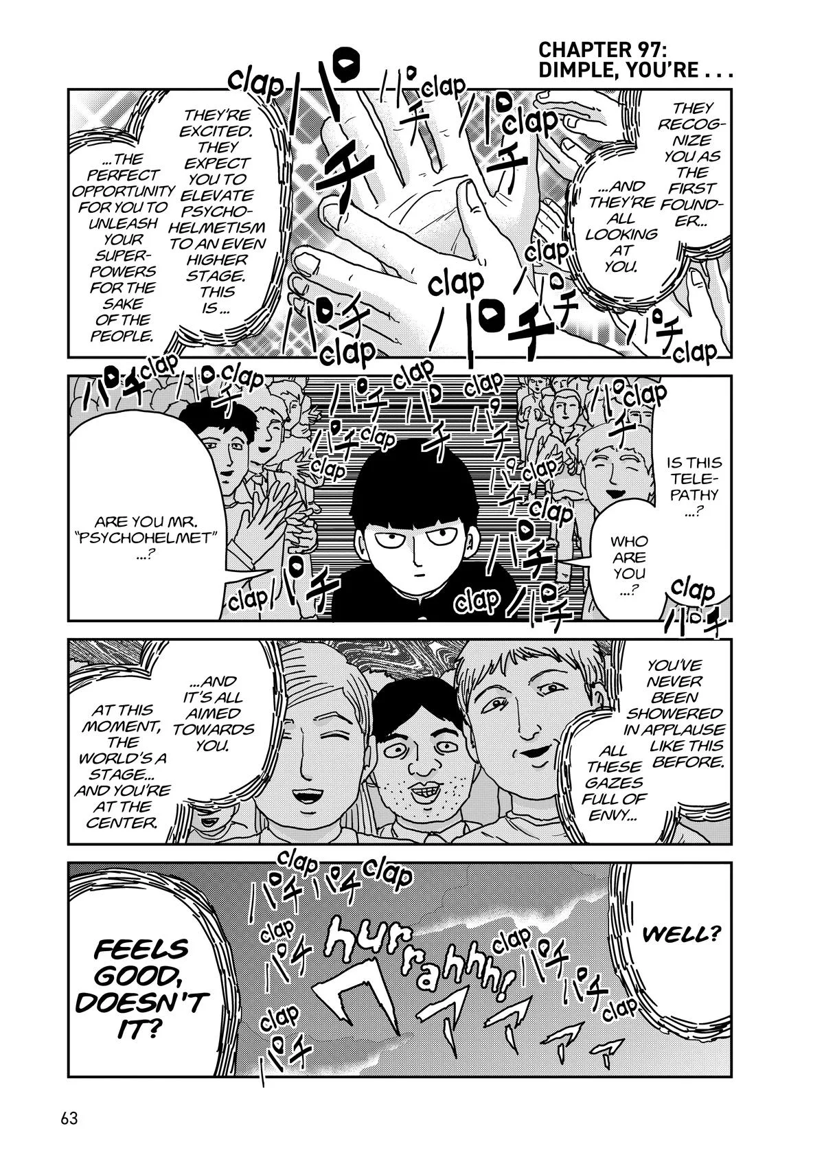 Mob Psycho 100, chapter 97, page 1