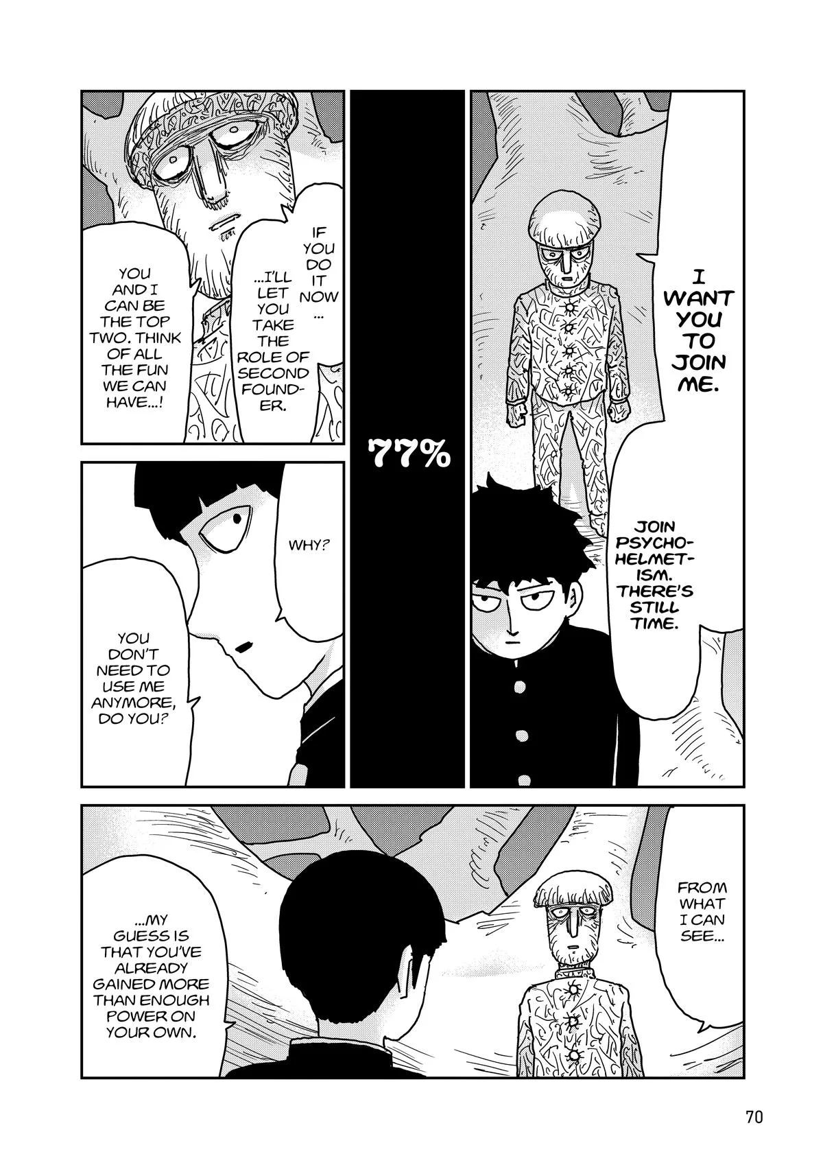 Mob Psycho 100, chapter 97, page 8