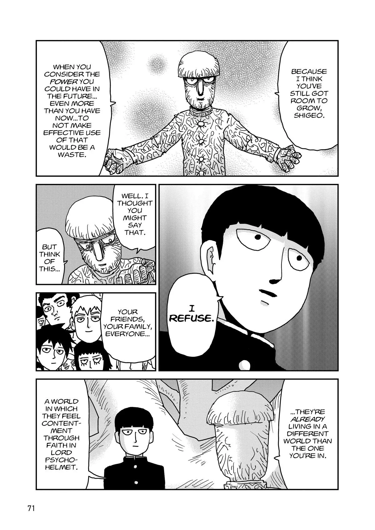 Mob Psycho 100, chapter 97, page 9
