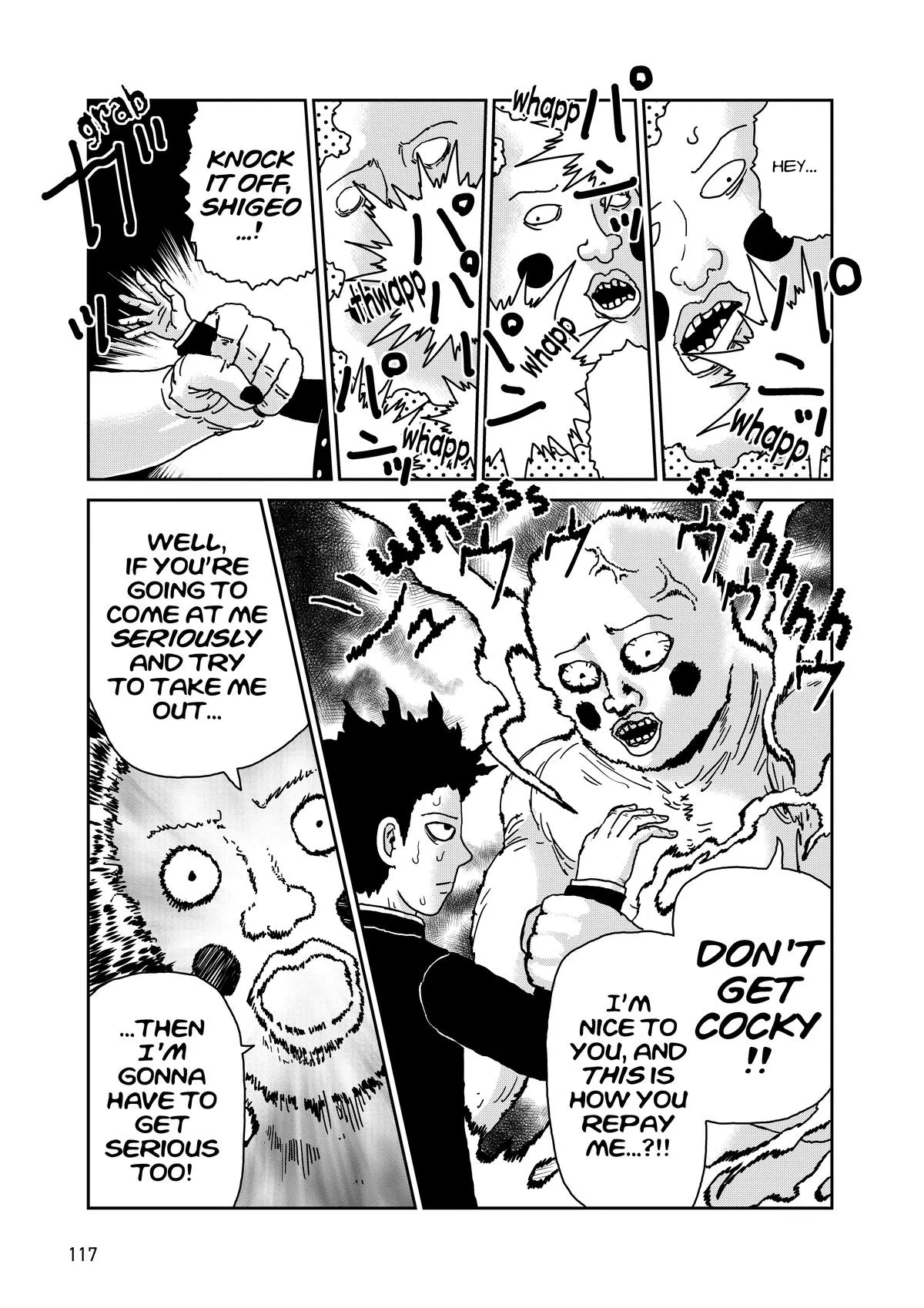 Mob Psycho 100, chapter 97, page 54