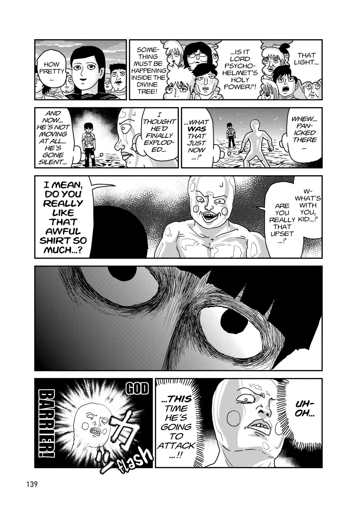 Mob Psycho 100, chapter 97, page 76
