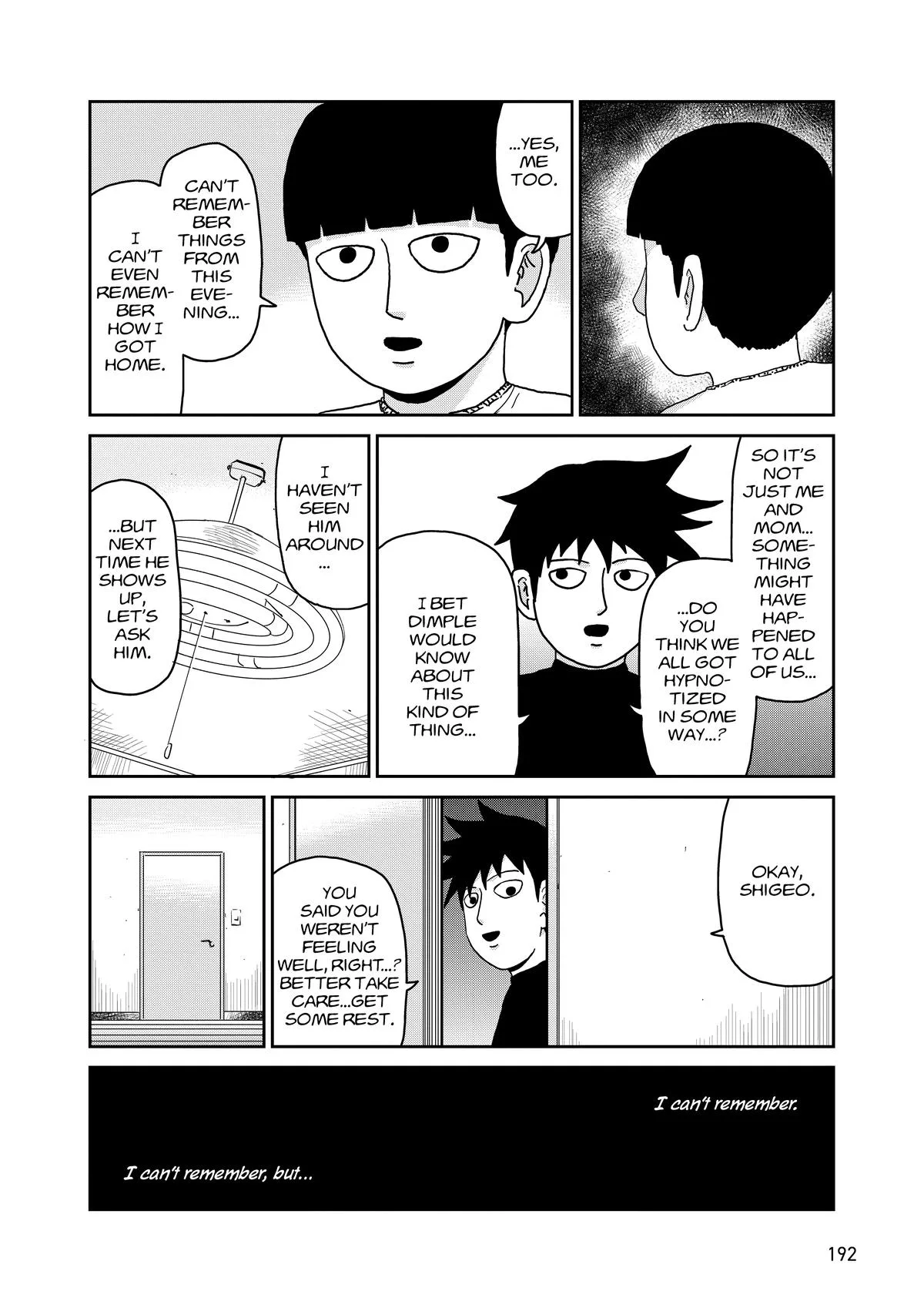 Mob Psycho 100, chapter 97, page 128