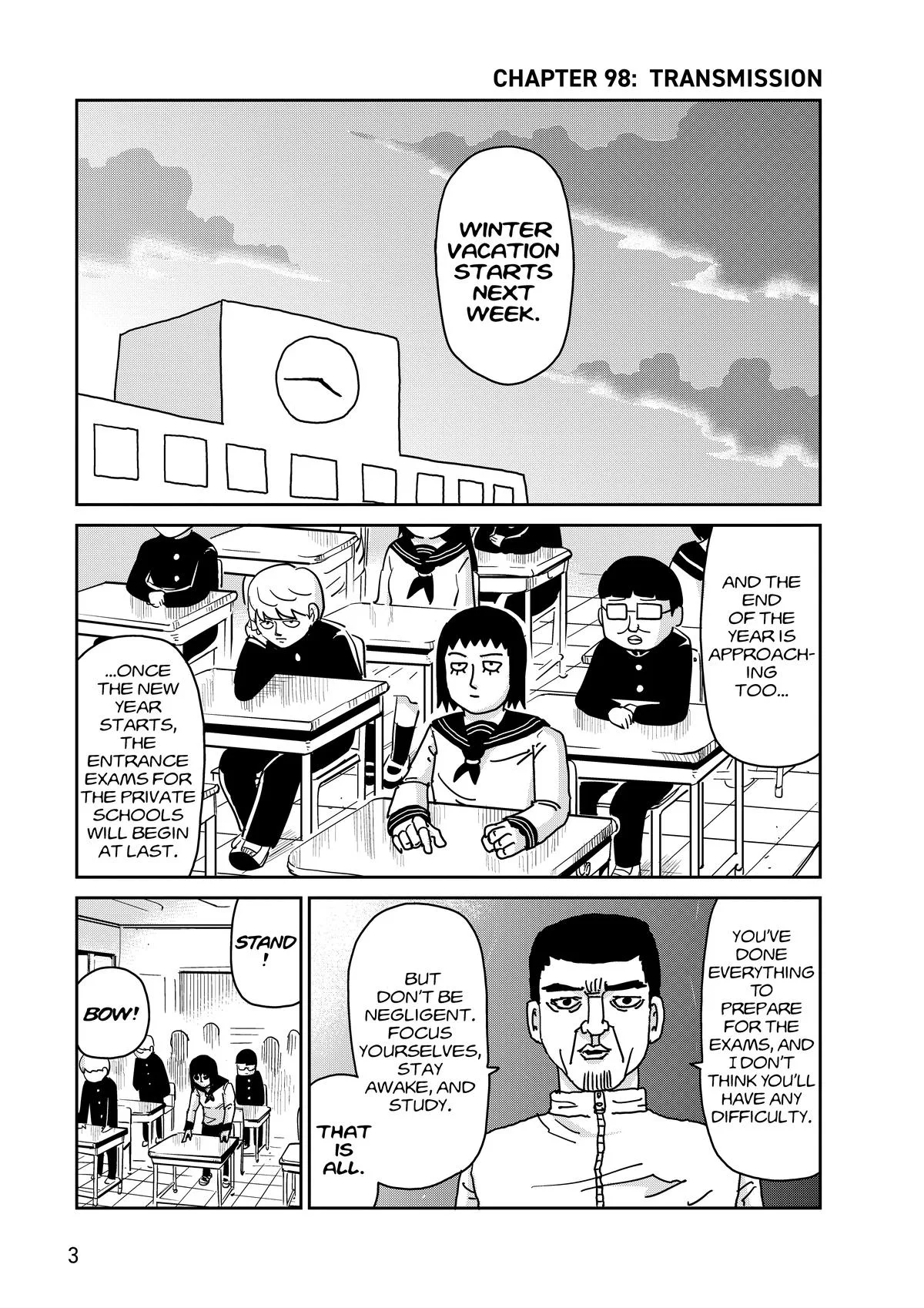 Mob Psycho 100, chapter 98, page 4