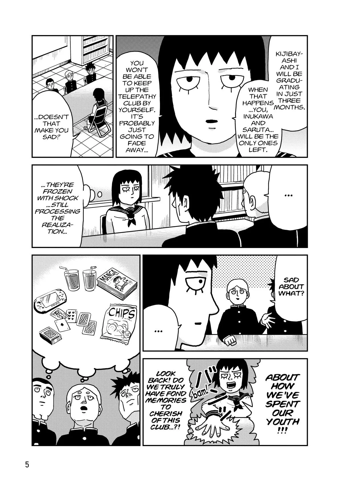 Mob Psycho 100, chapter 98, page 6