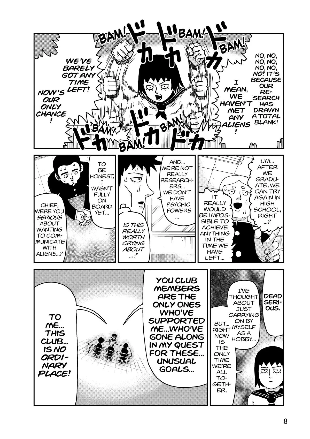 Mob Psycho 100, chapter 98, page 9