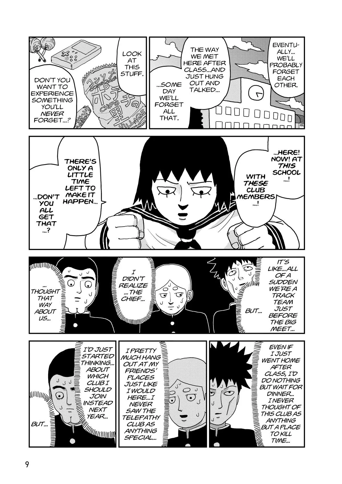 Mob Psycho 100, chapter 98, page 10