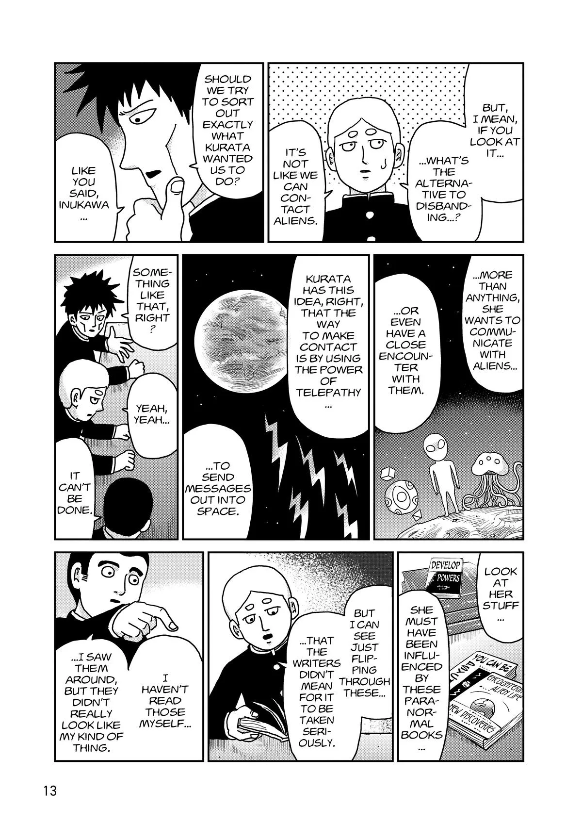 Mob Psycho 100, chapter 98, page 14