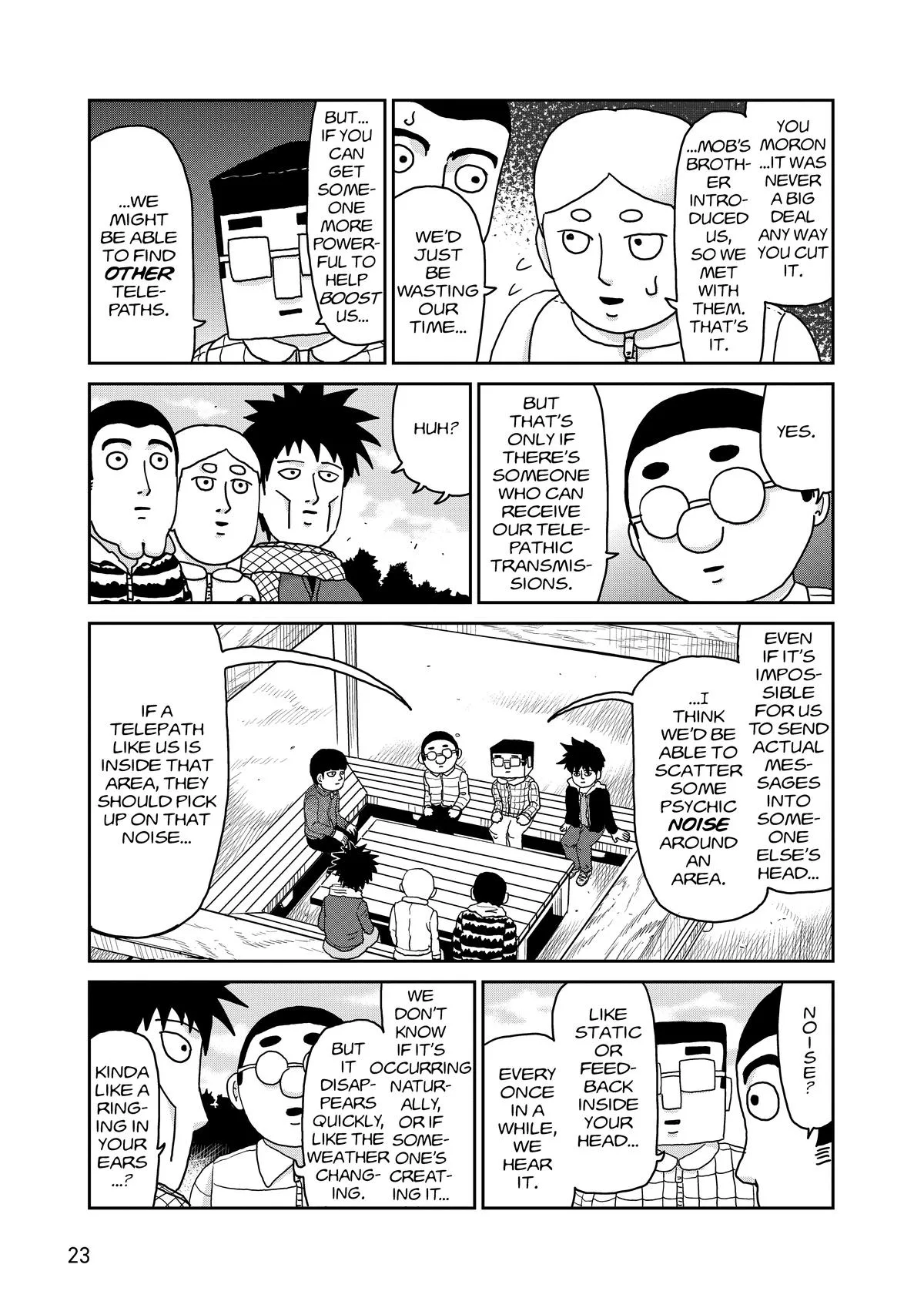 Mob Psycho 100, chapter 98, page 24