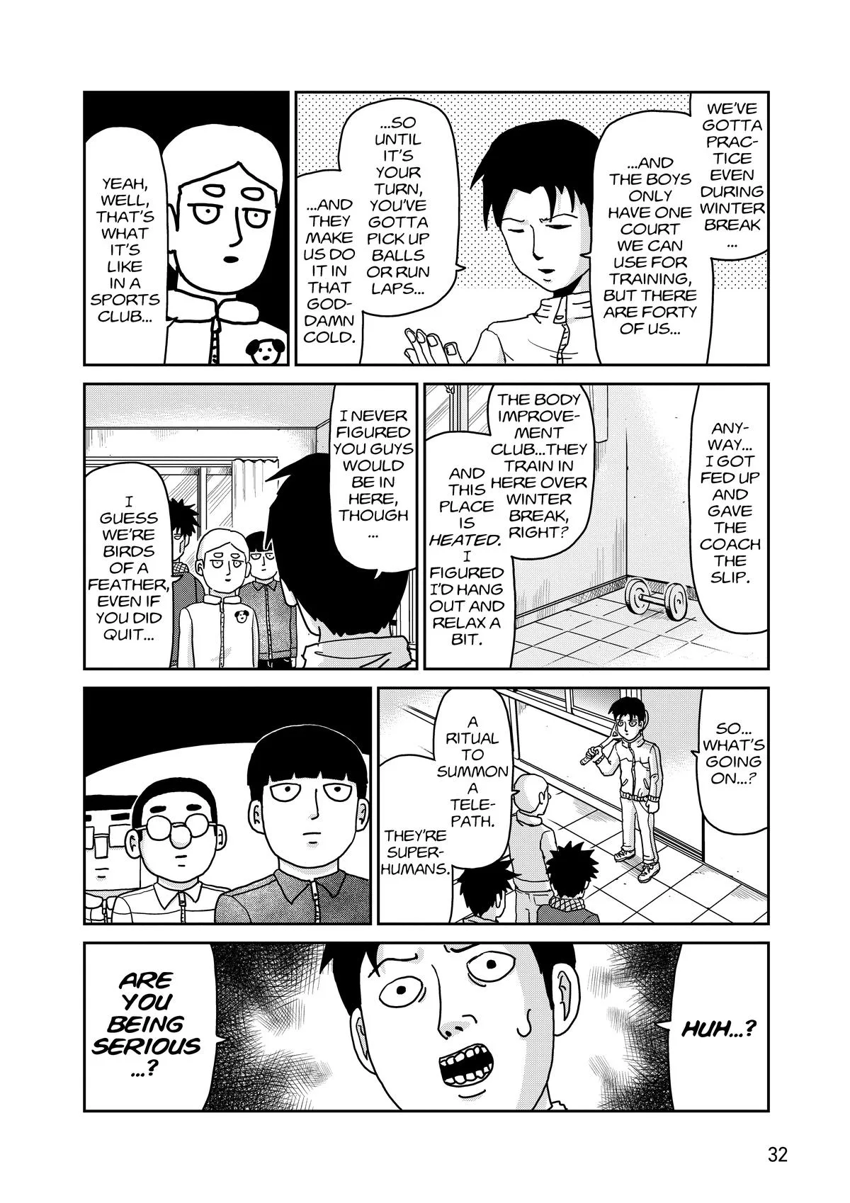 Mob Psycho 100, chapter 98, page 33