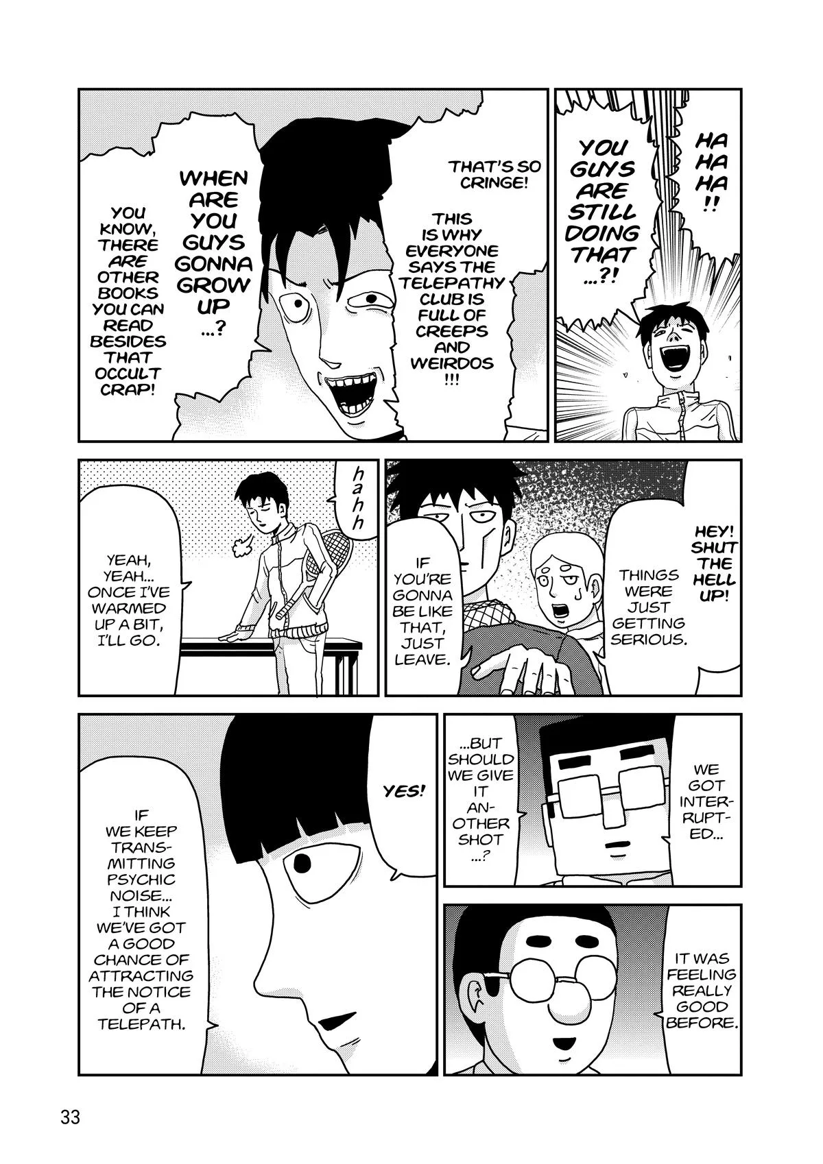 Mob Psycho 100, chapter 98, page 34