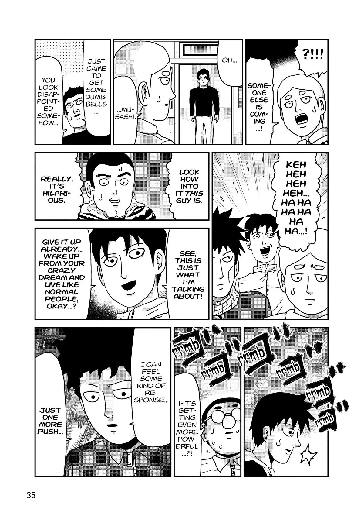 Mob Psycho 100, chapter 98, page 36