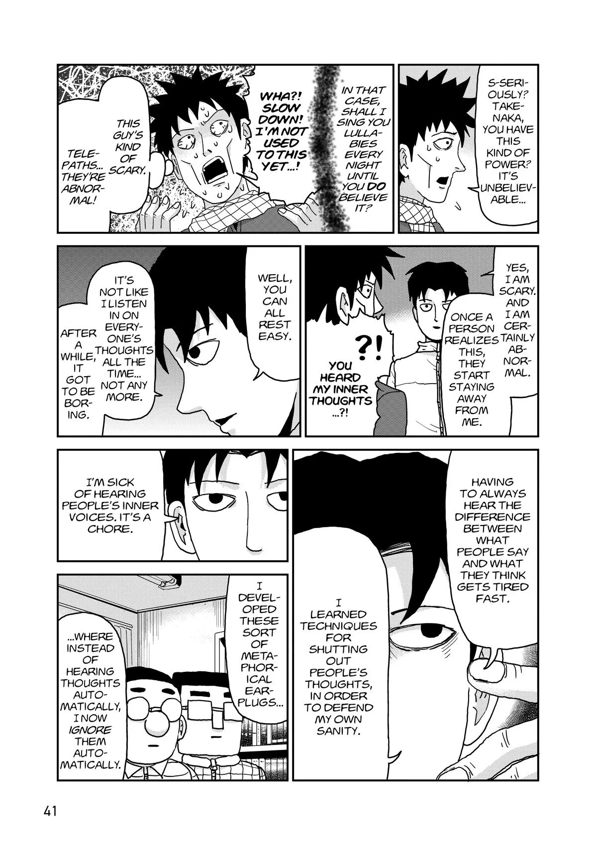 Mob Psycho 100, chapter 98, page 42