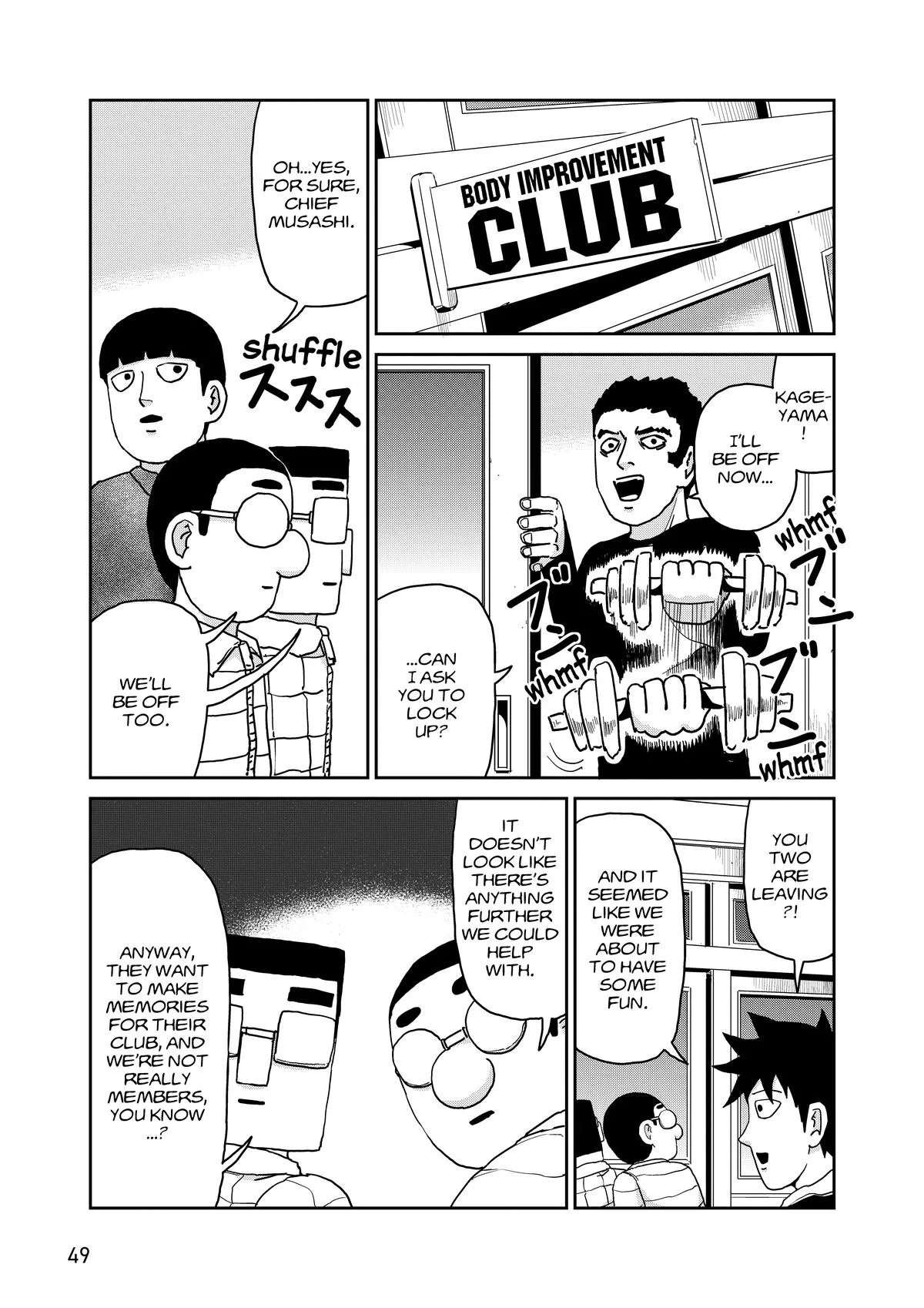 Mob Psycho 100, chapter 98, page 50