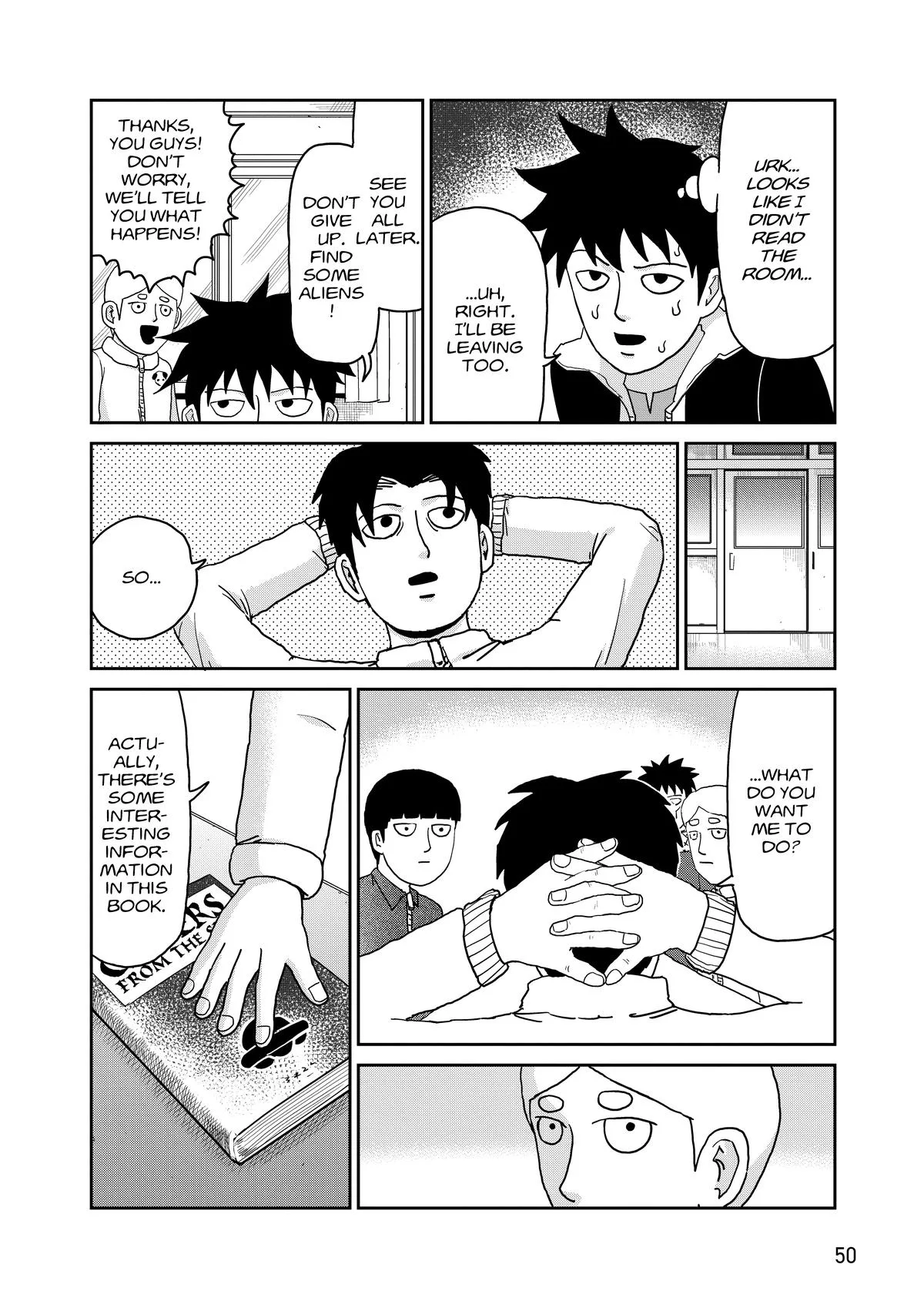 Mob Psycho 100, chapter 98, page 51