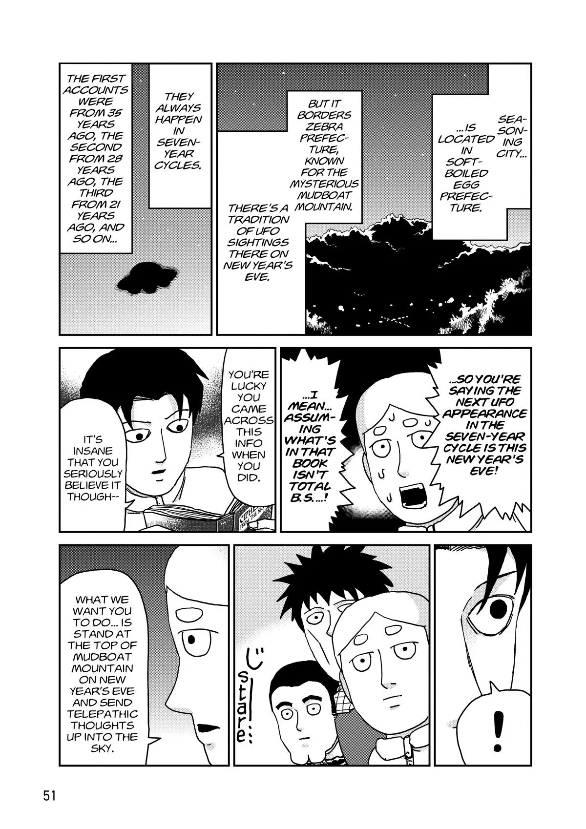 Mob Psycho 100, chapter 98, page 52