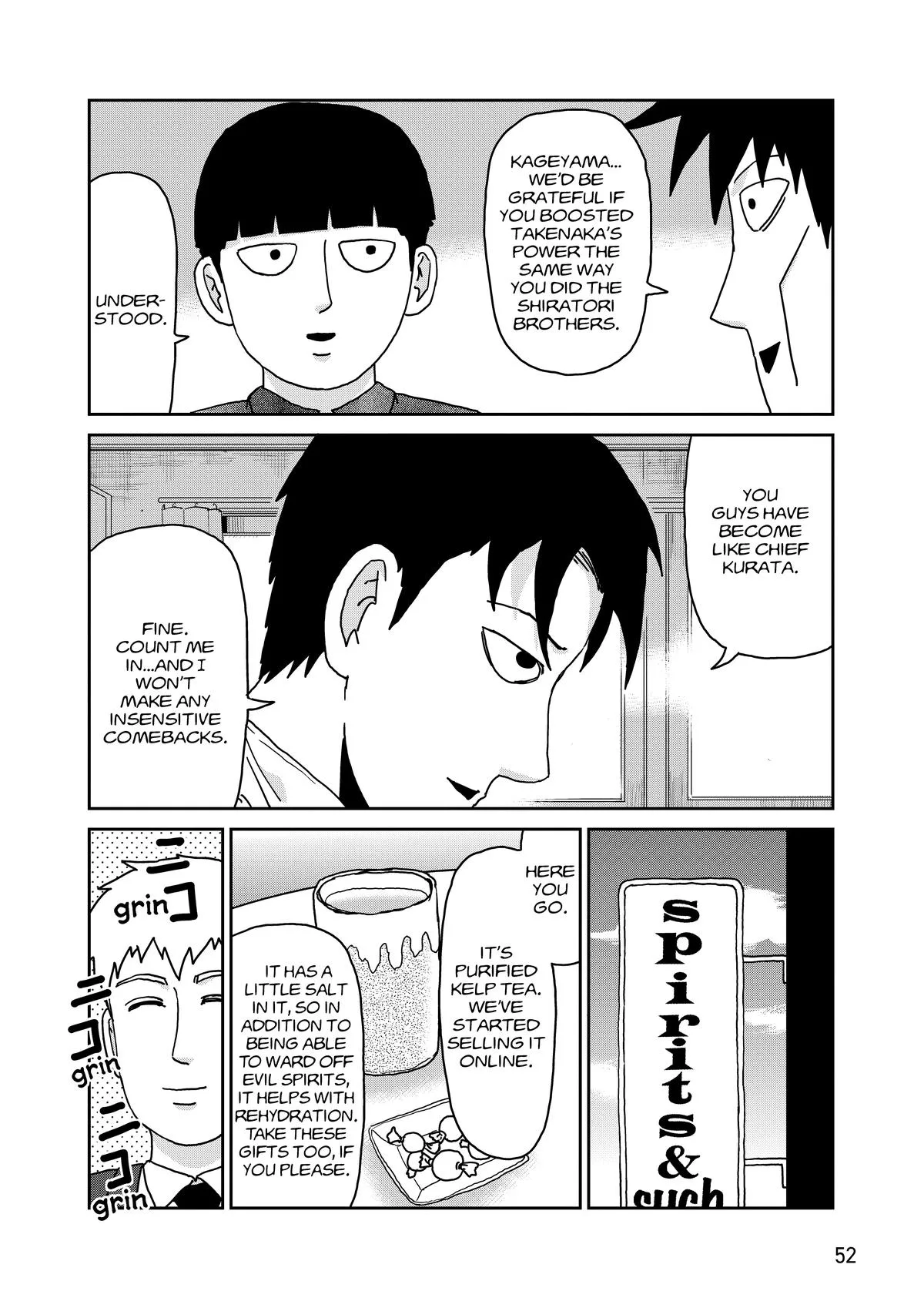 Mob Psycho 100, chapter 98, page 53