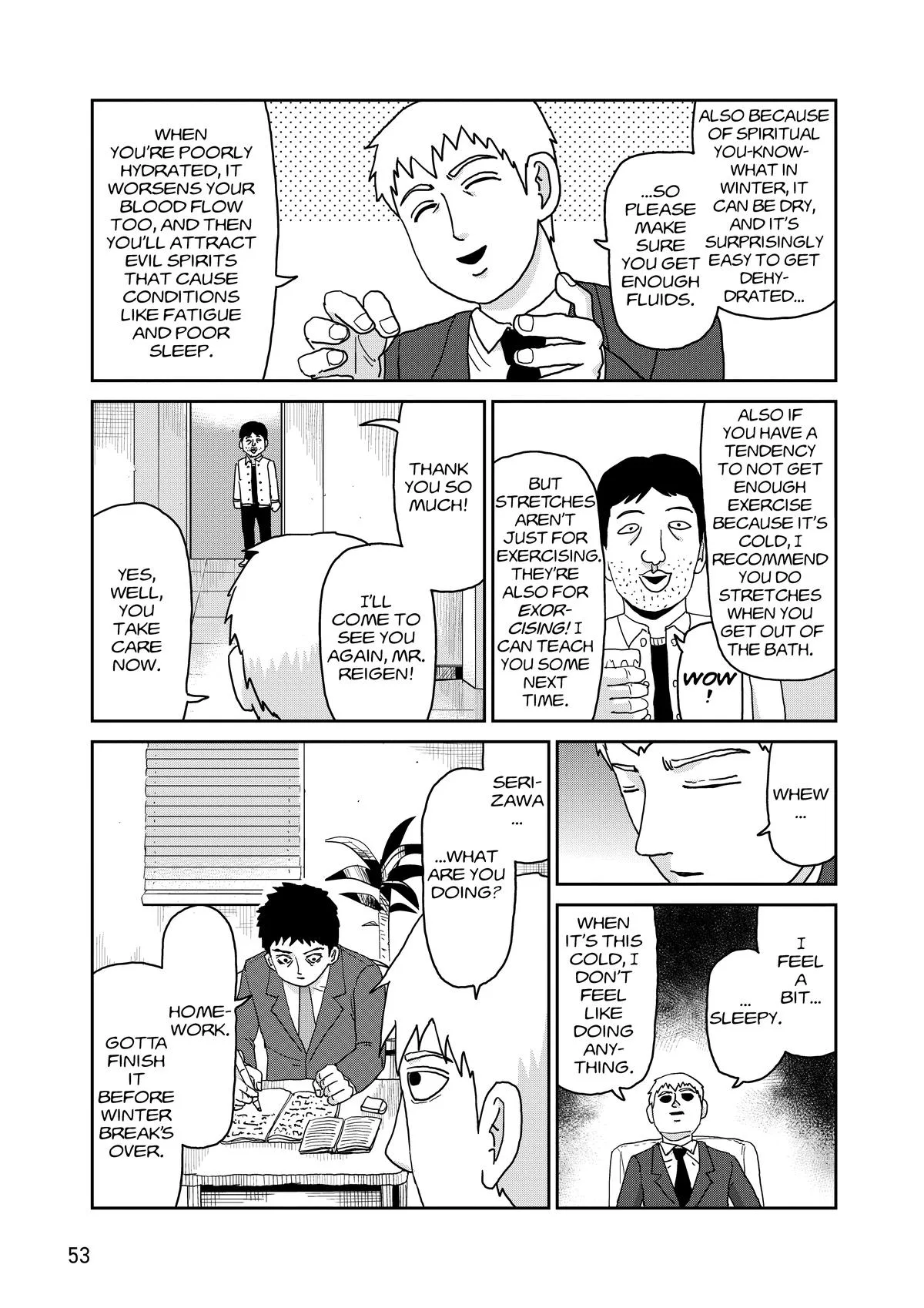 Mob Psycho 100, chapter 98, page 54