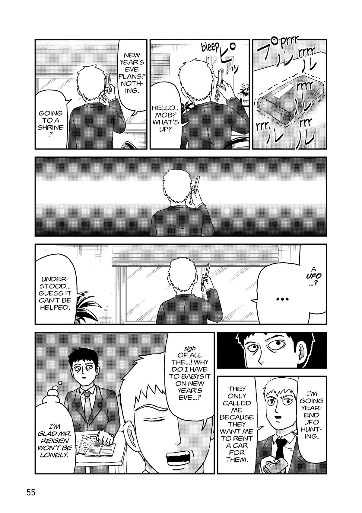 Mob Psycho 100, chapter 98, page 56