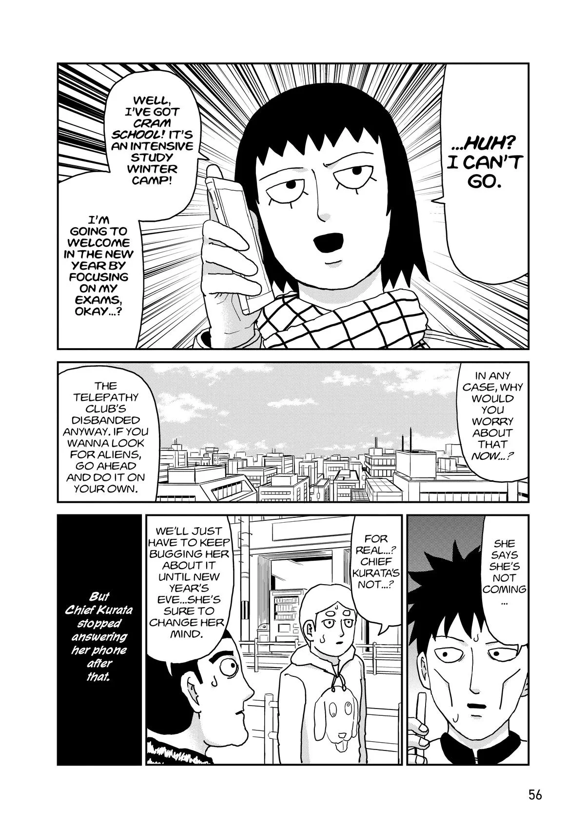 Mob Psycho 100, chapter 98, page 57