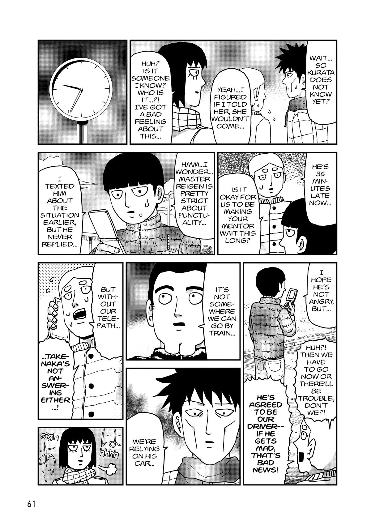 Mob Psycho 100, chapter 98, page 62