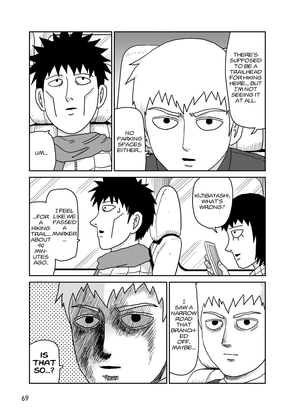 Mob Psycho 100, chapter 98, page 70