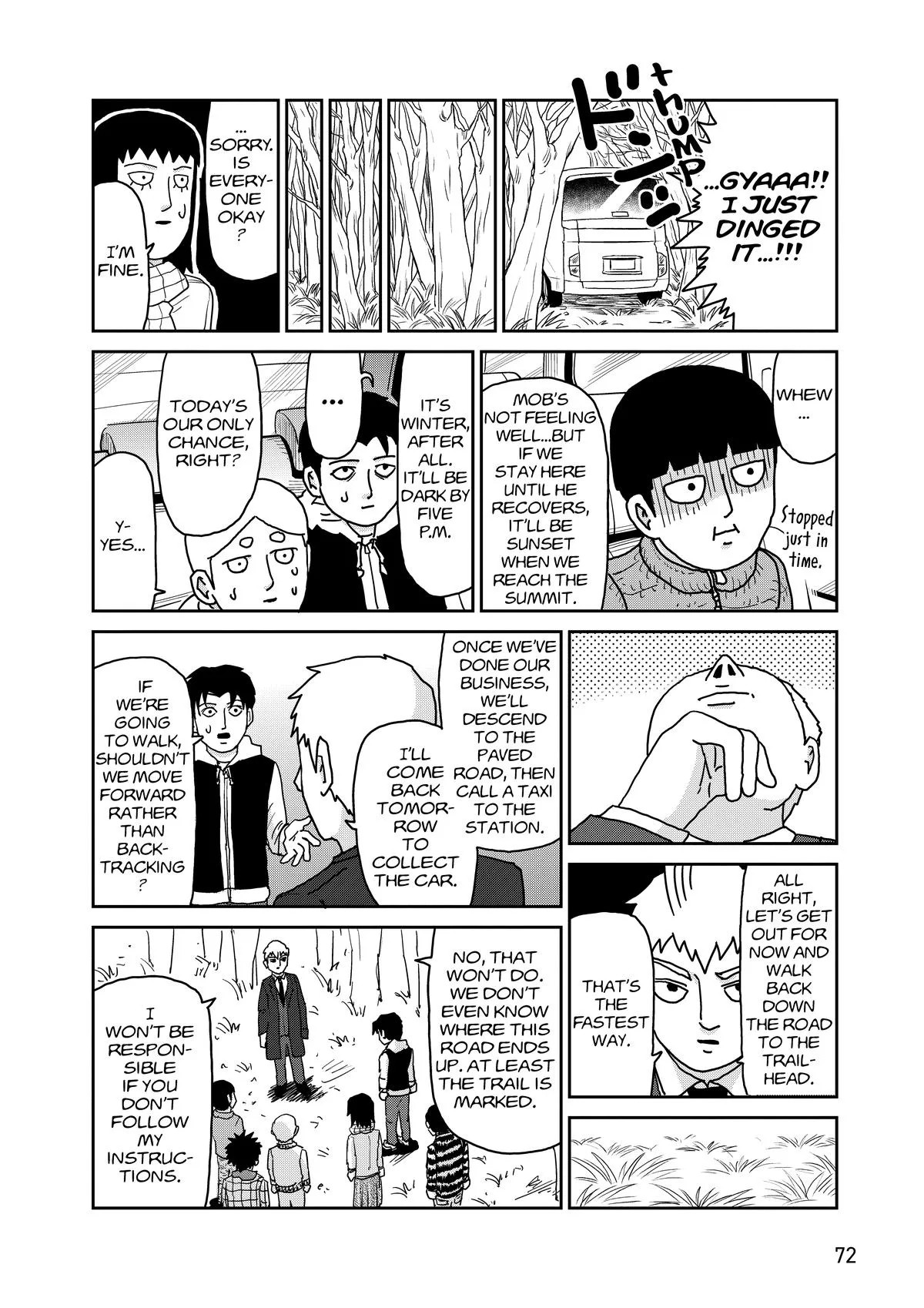 Mob Psycho 100, chapter 98, page 73