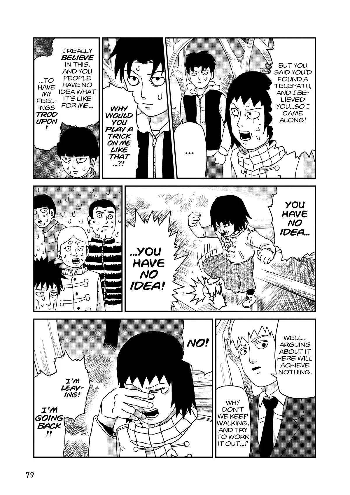 Mob Psycho 100, chapter 98, page 80