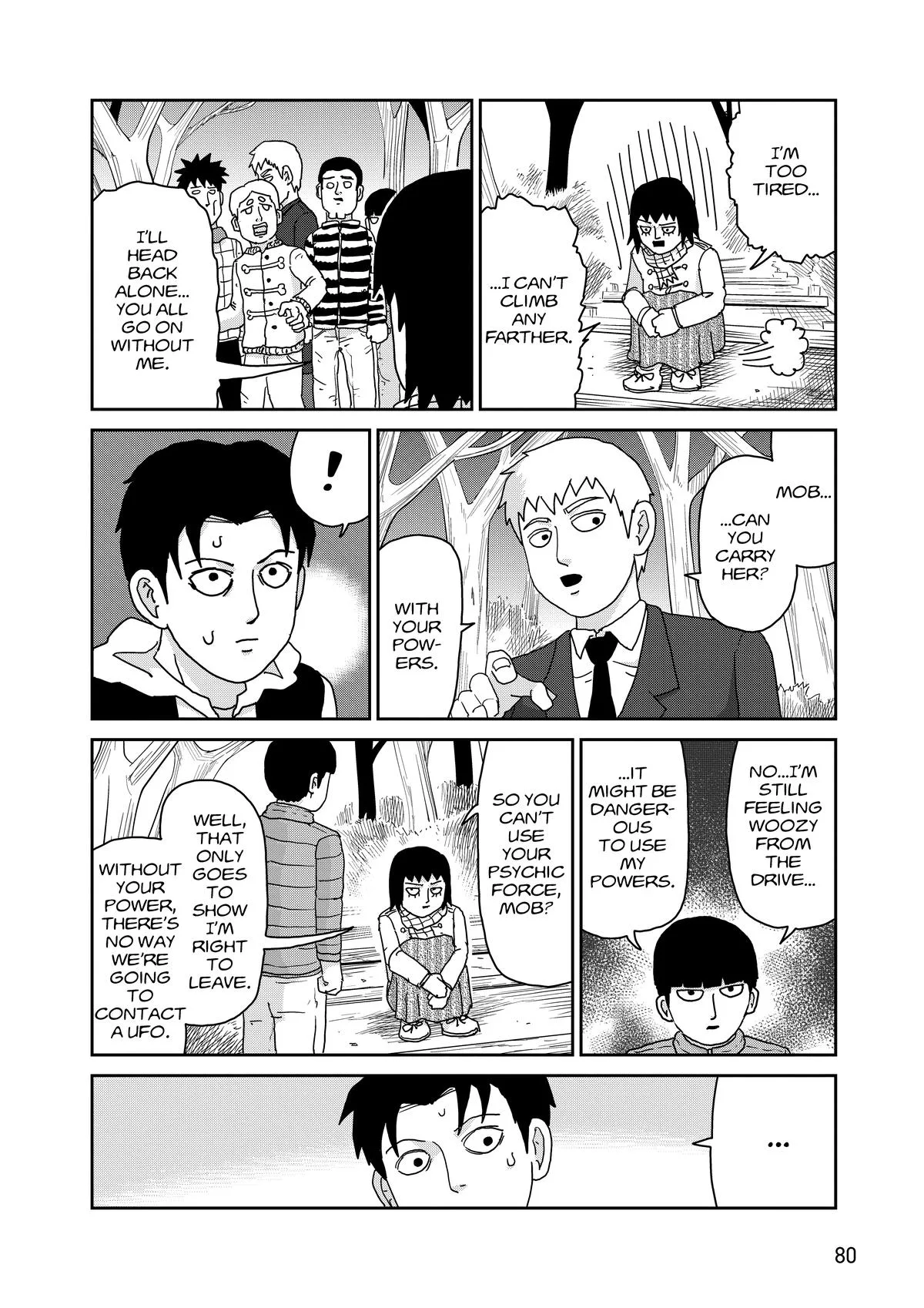 Mob Psycho 100, chapter 98, page 81