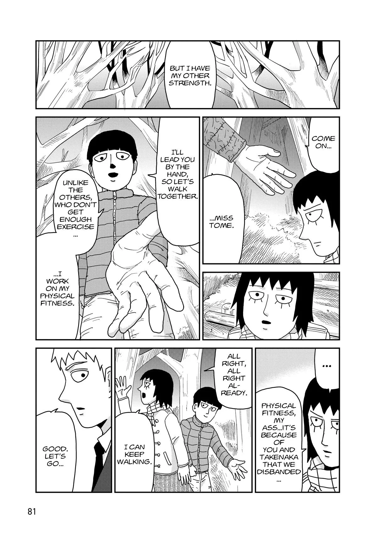 Mob Psycho 100, chapter 98, page 82