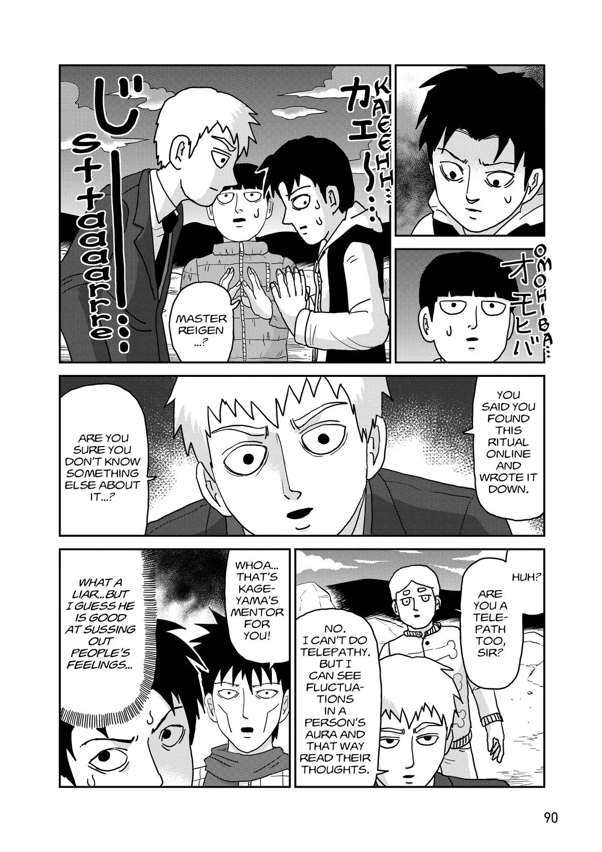 Mob Psycho 100, chapter 98, page 91