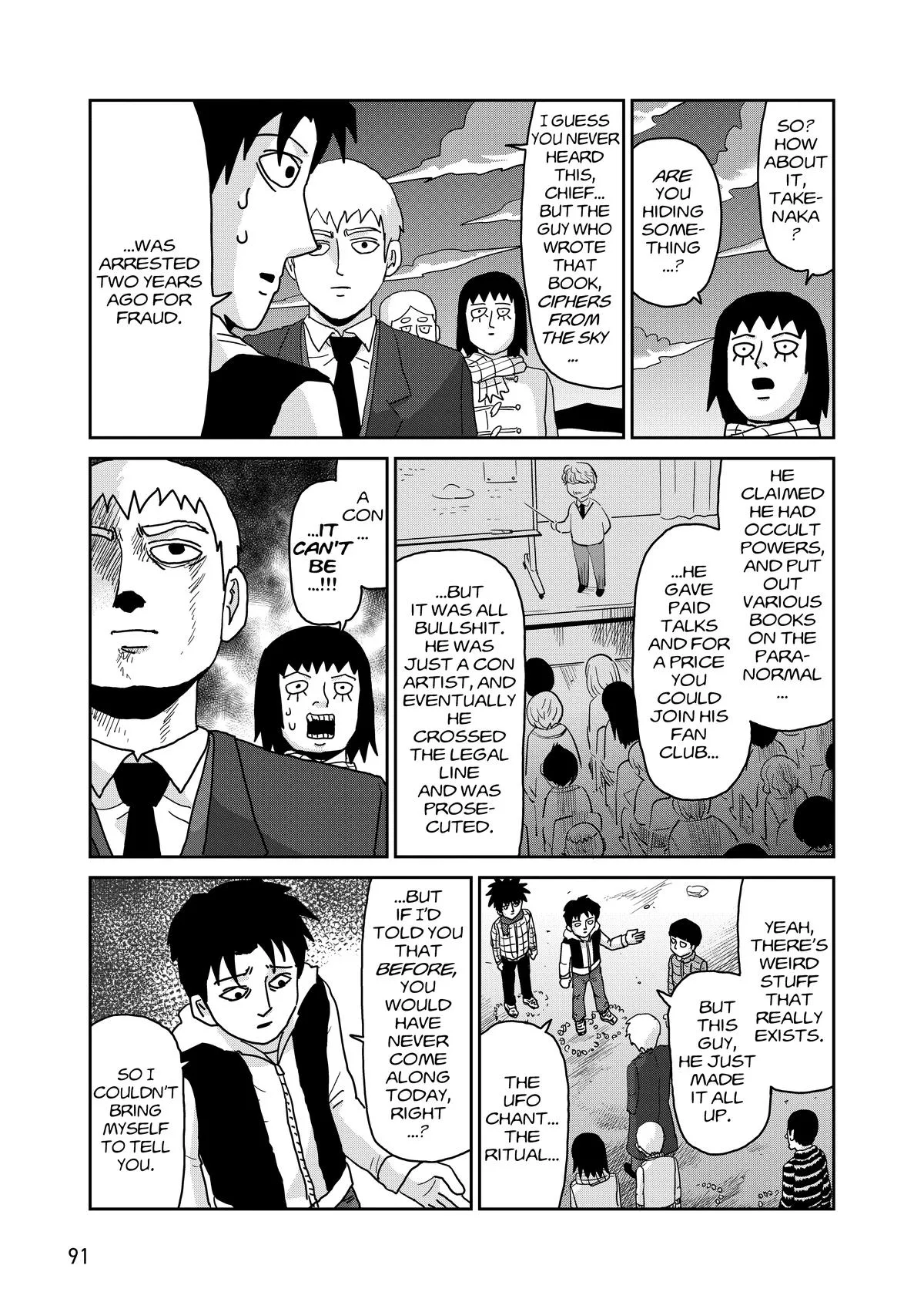 Mob Psycho 100, chapter 98, page 92
