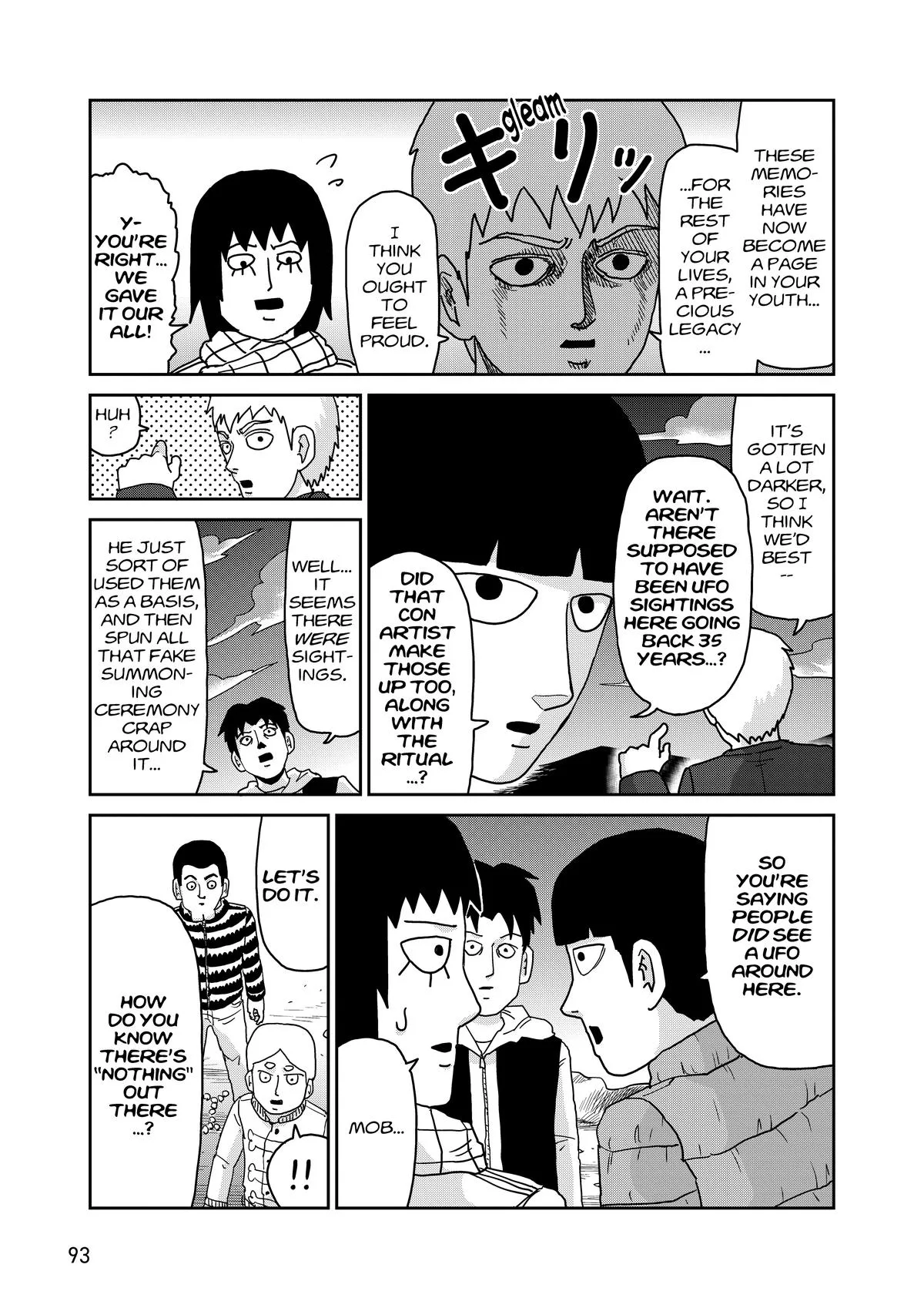 Mob Psycho 100, chapter 98, page 94