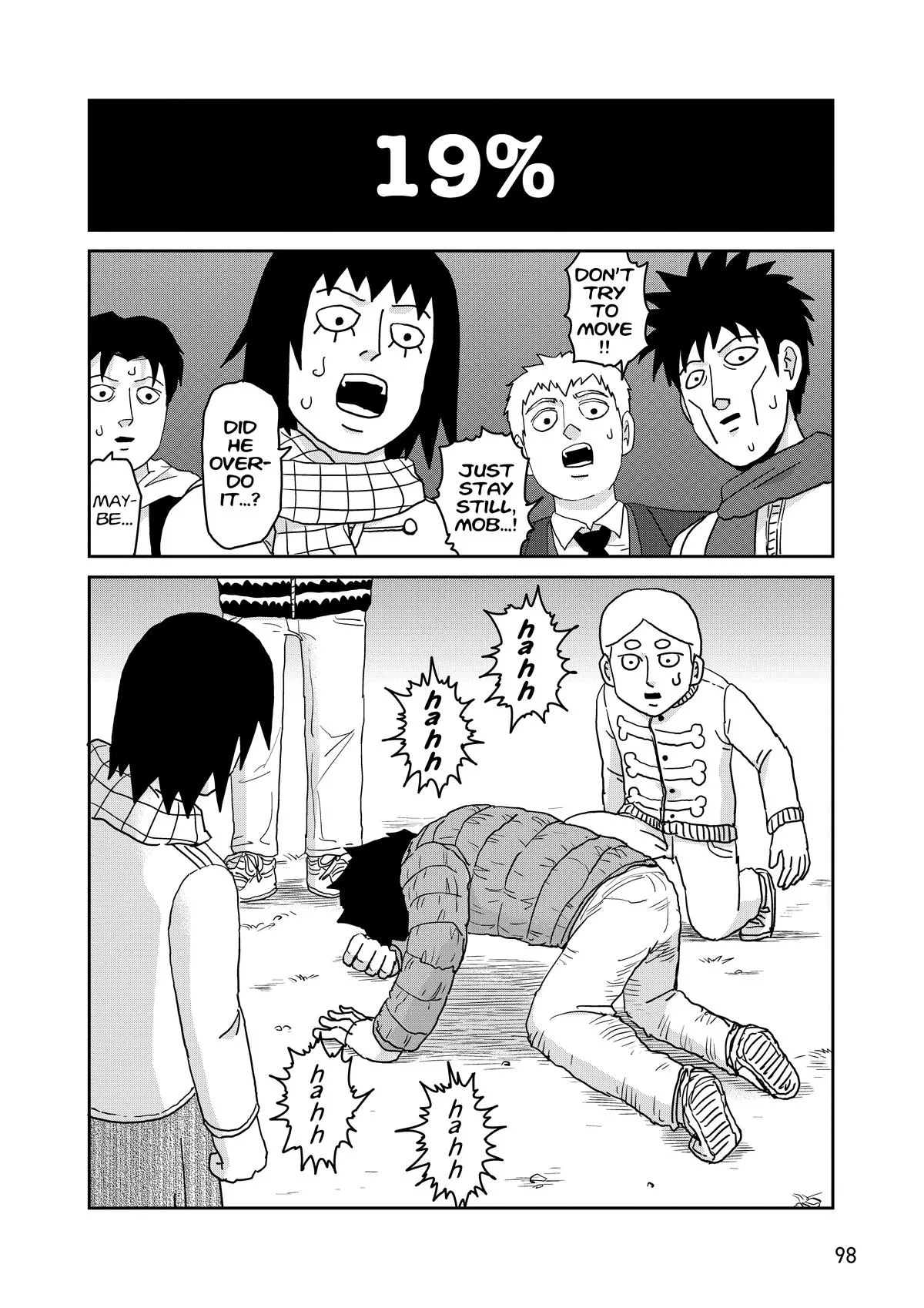 Mob Psycho 100, chapter 98, page 99