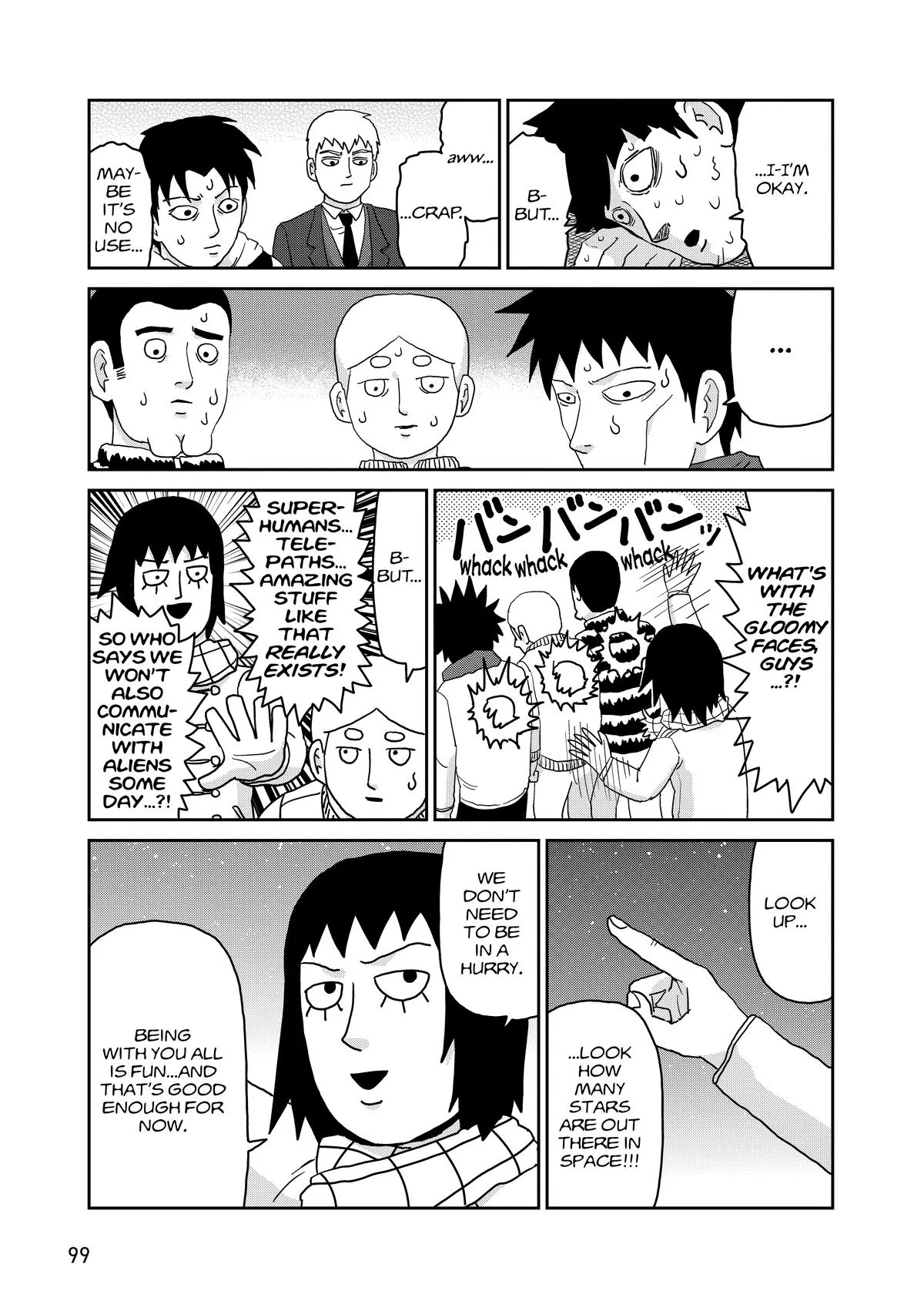 Mob Psycho 100, chapter 98, page 100