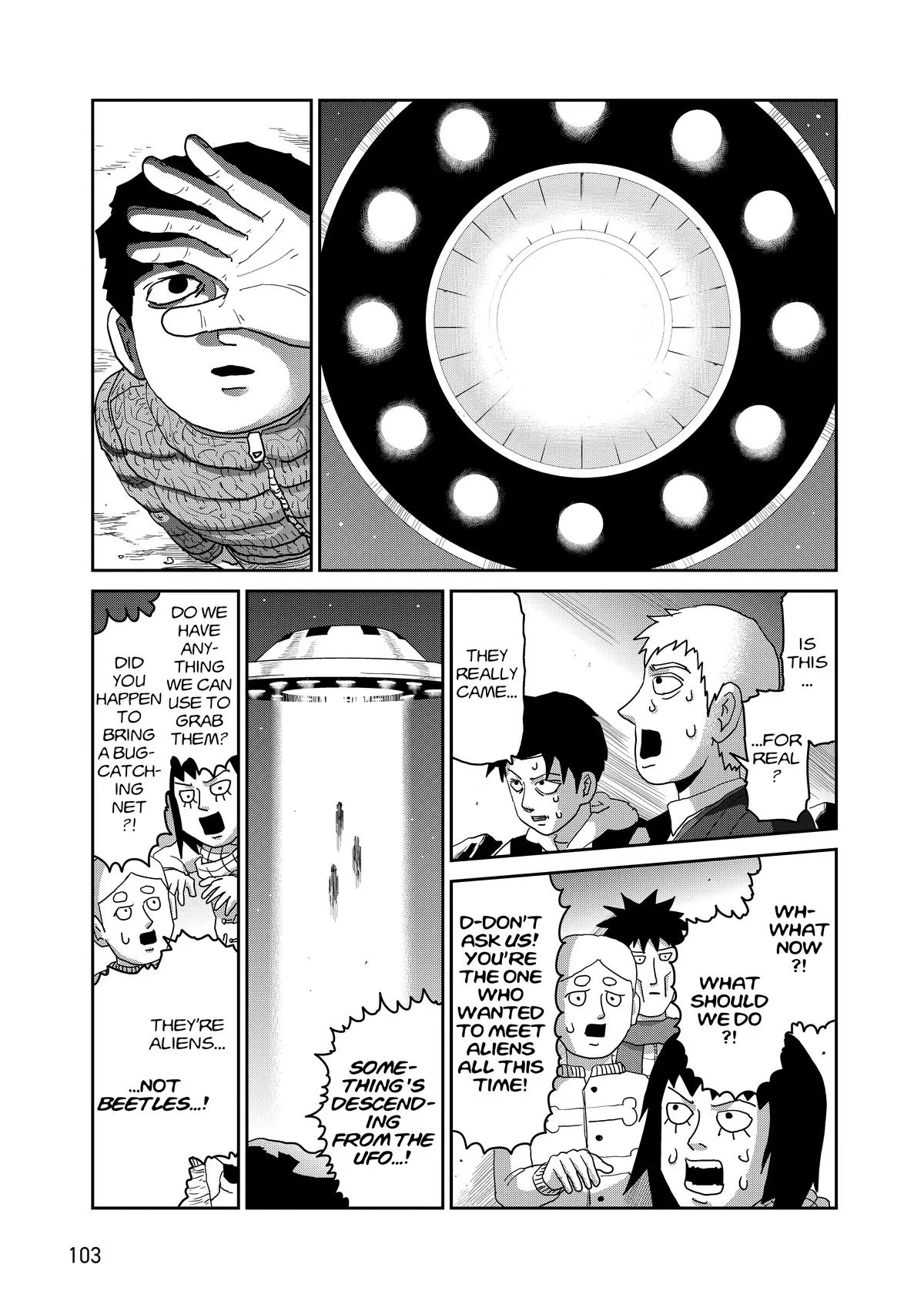 Mob Psycho 100, chapter 98, page 103